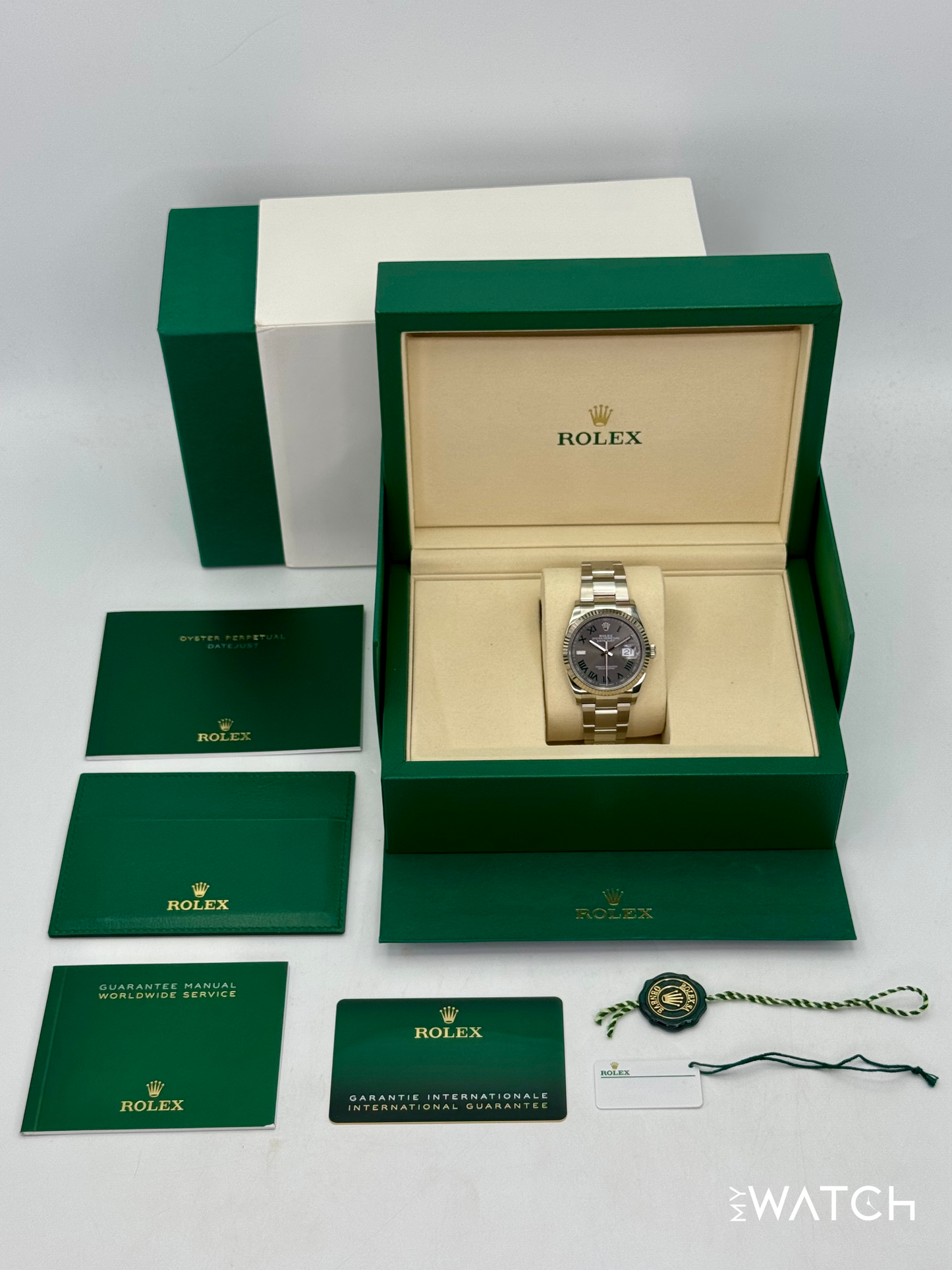 NEW 2025 Rolex Datejust 36mm 126234 Oyster Wimbledon Dial
