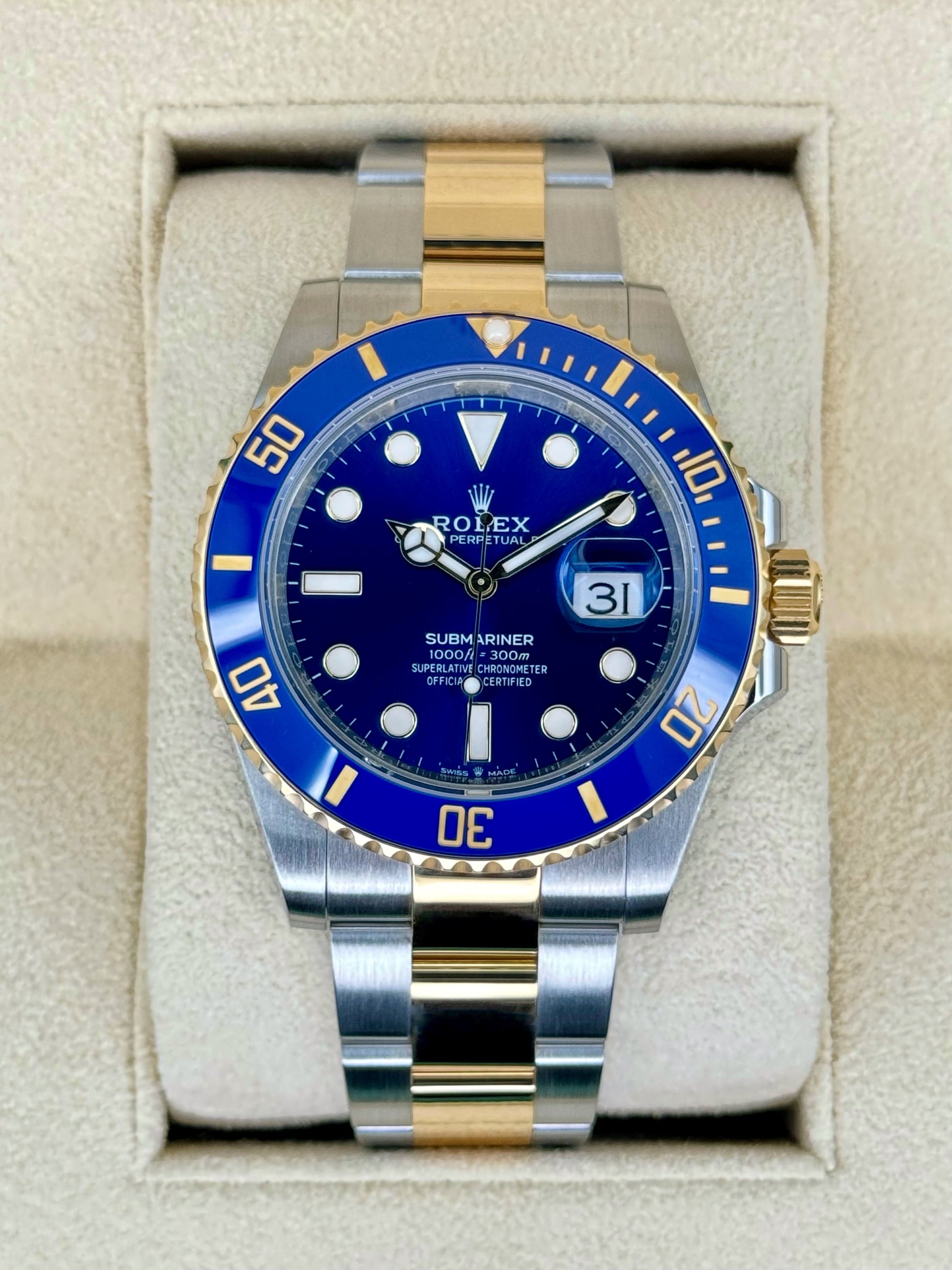 2024 Rolex Submariner "Bluesy" 41mm 126613LB Two-Tone Blue Dial - MyWatchLLC