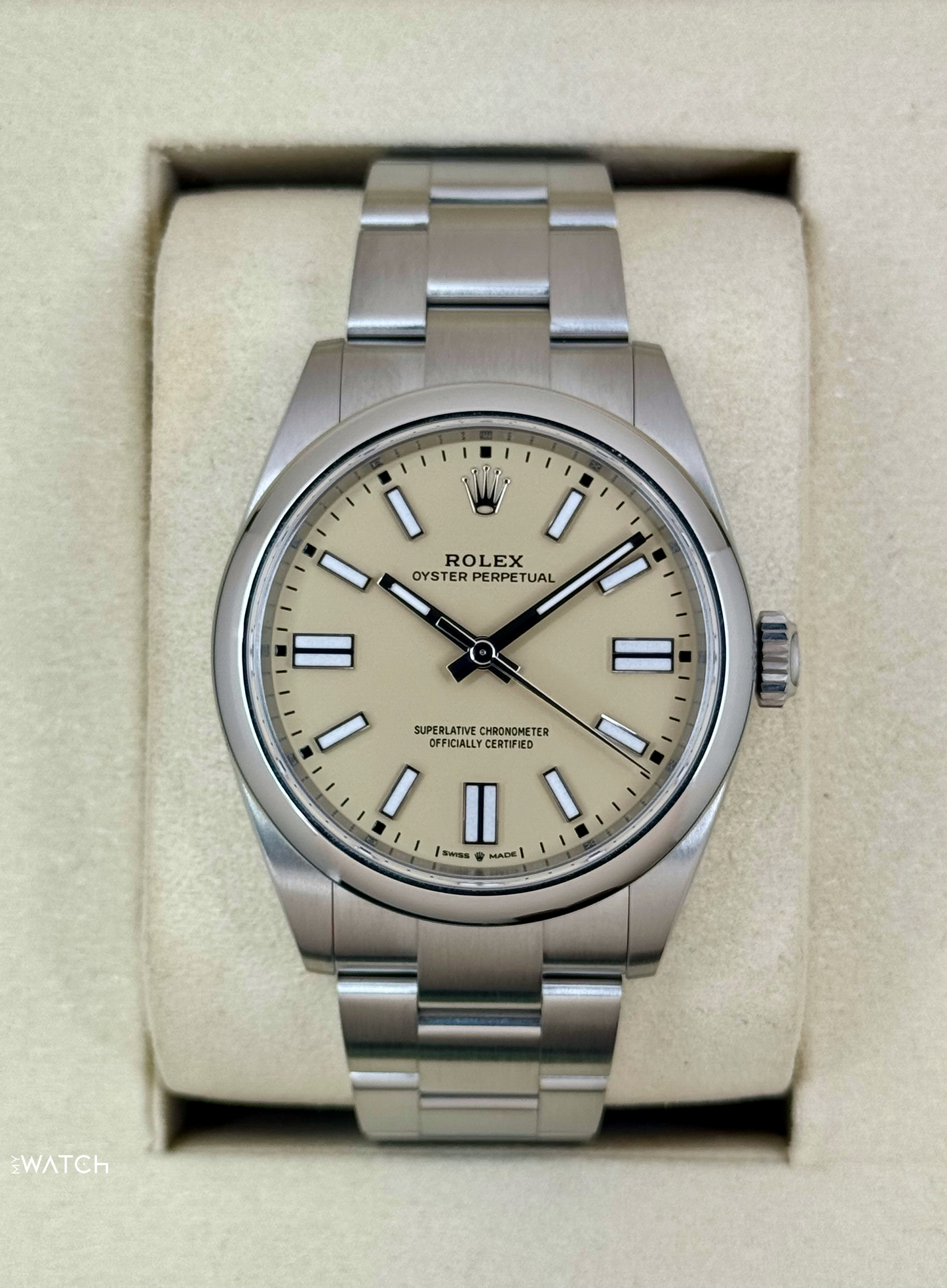 2025 Rolex Oyster Perpetual 41mm 134300 Beige Dial