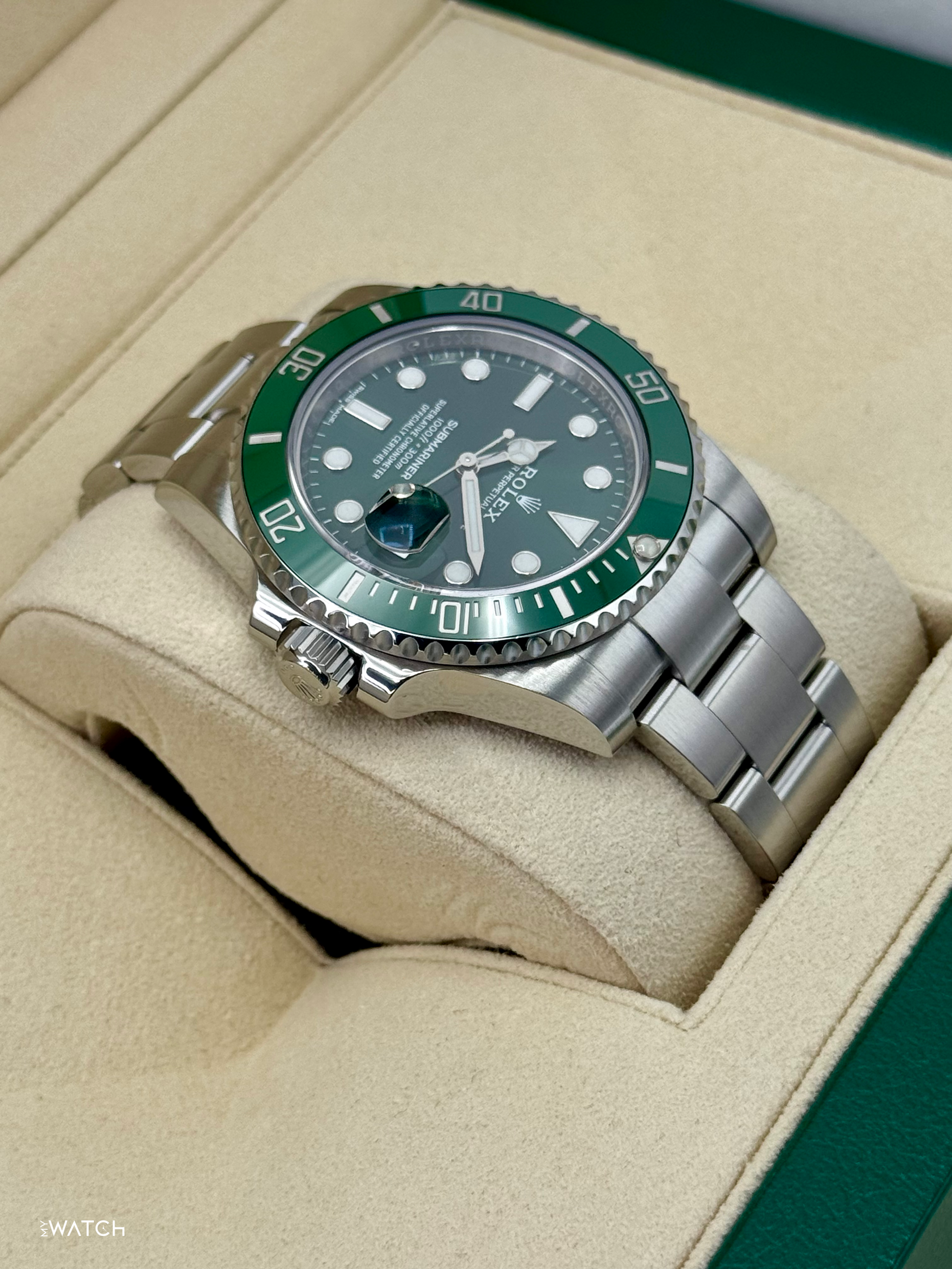 2025 CPO Rolex Submariner “Hulk” 40mm 116610LV Green Dial - MyWatchLLC