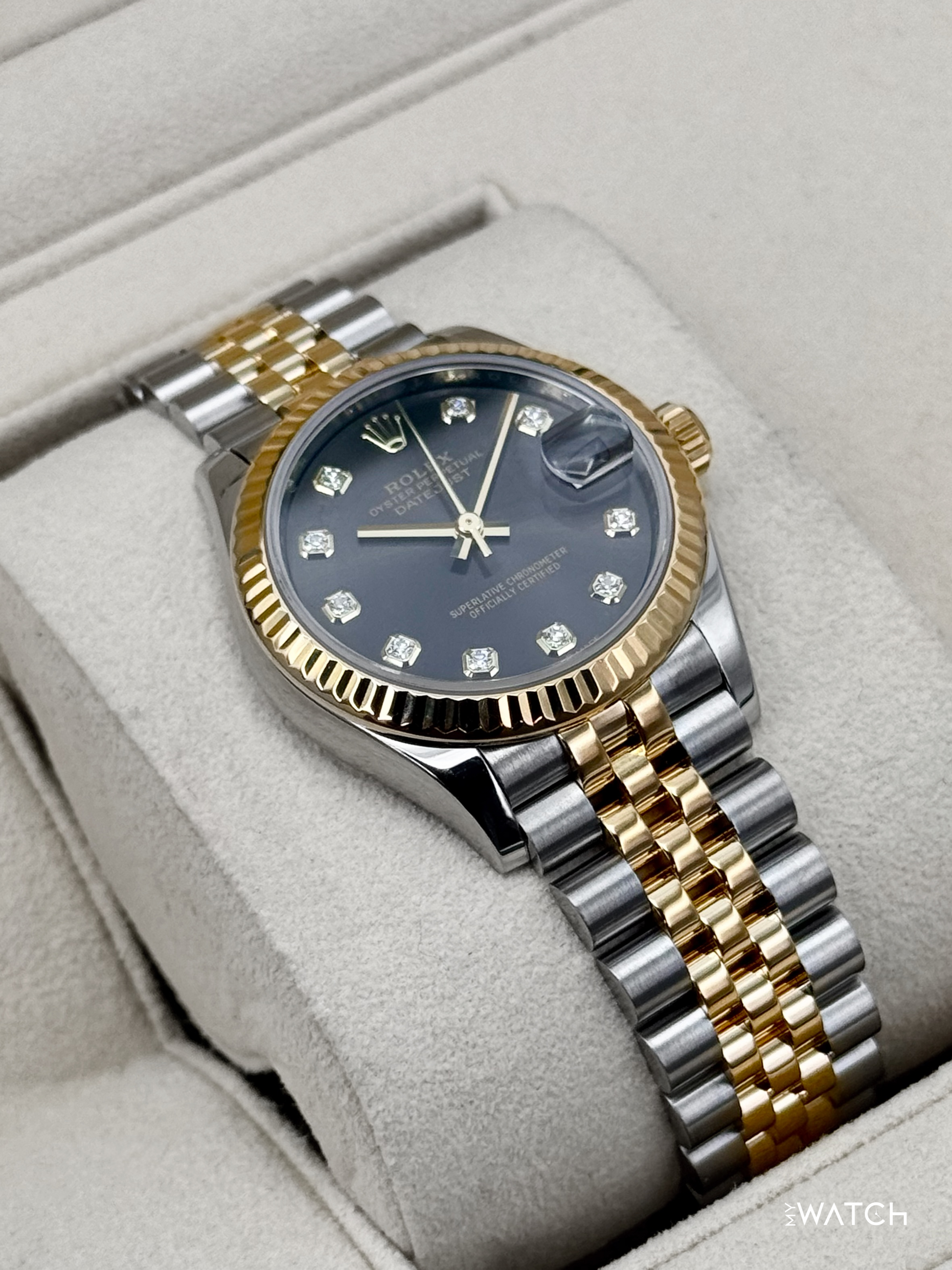 2021 Rolex Datejust 31mm 278273 Two-Tone Rhodium Diamond Dial - MyWatchLLC