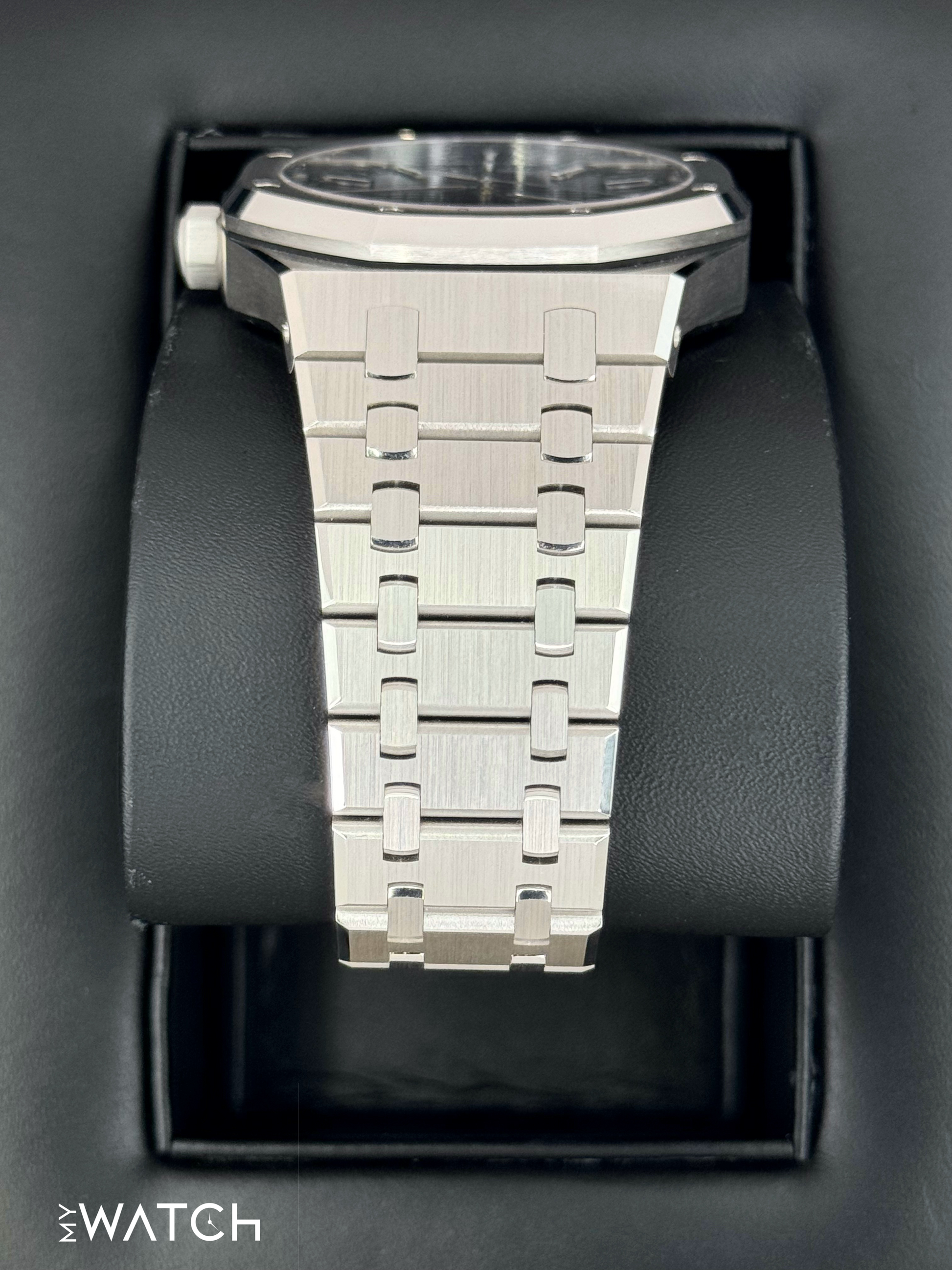 NEW 2021 Audemars Piguet Royal Oak 41mm 15503BC Blue Dial - MyWatchLLC