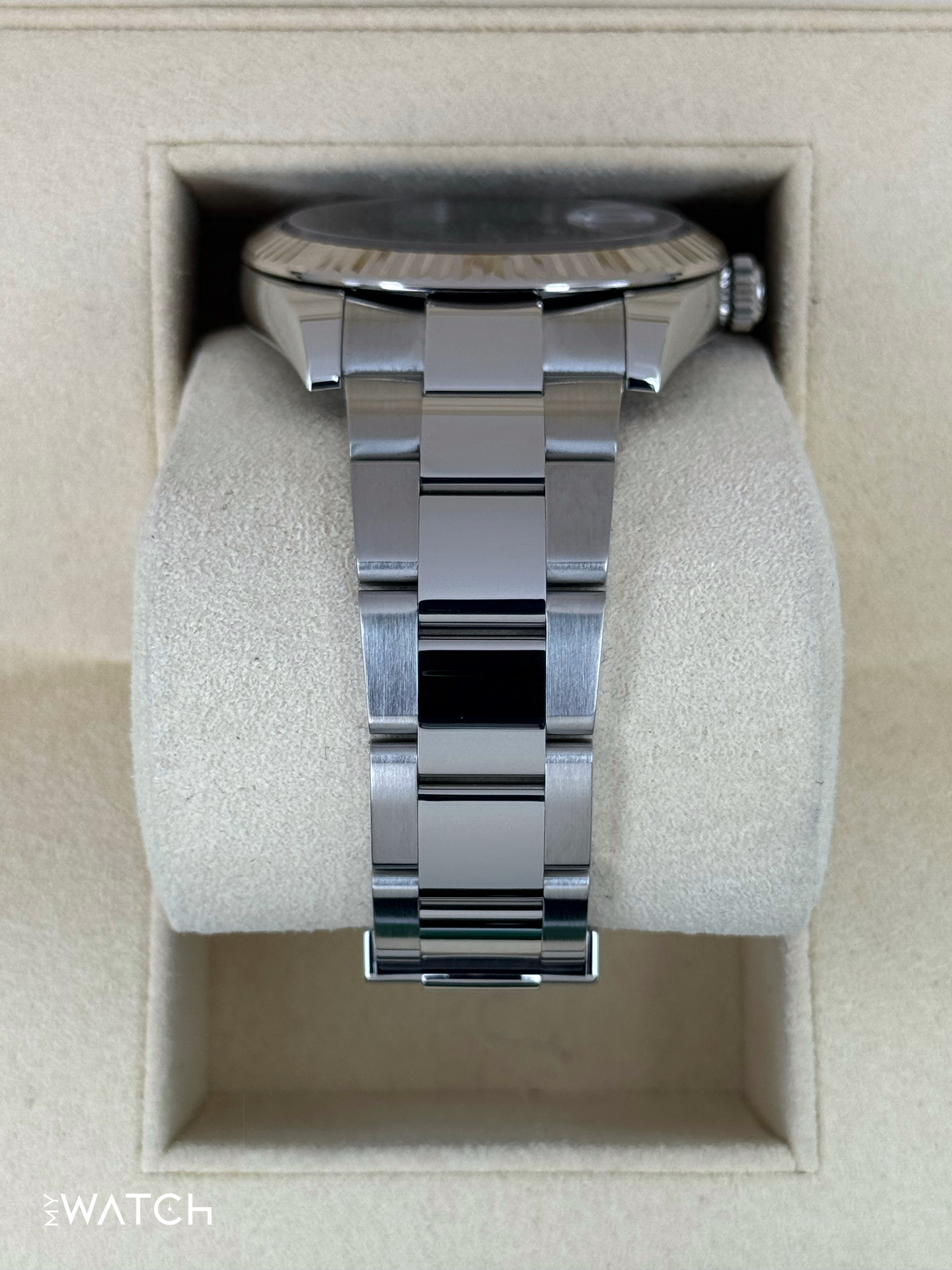 2022 Rolex Datejust 41mm 126334 Stainless Steel Oyster Rhodium Diamond Dial - MyWatchLLC