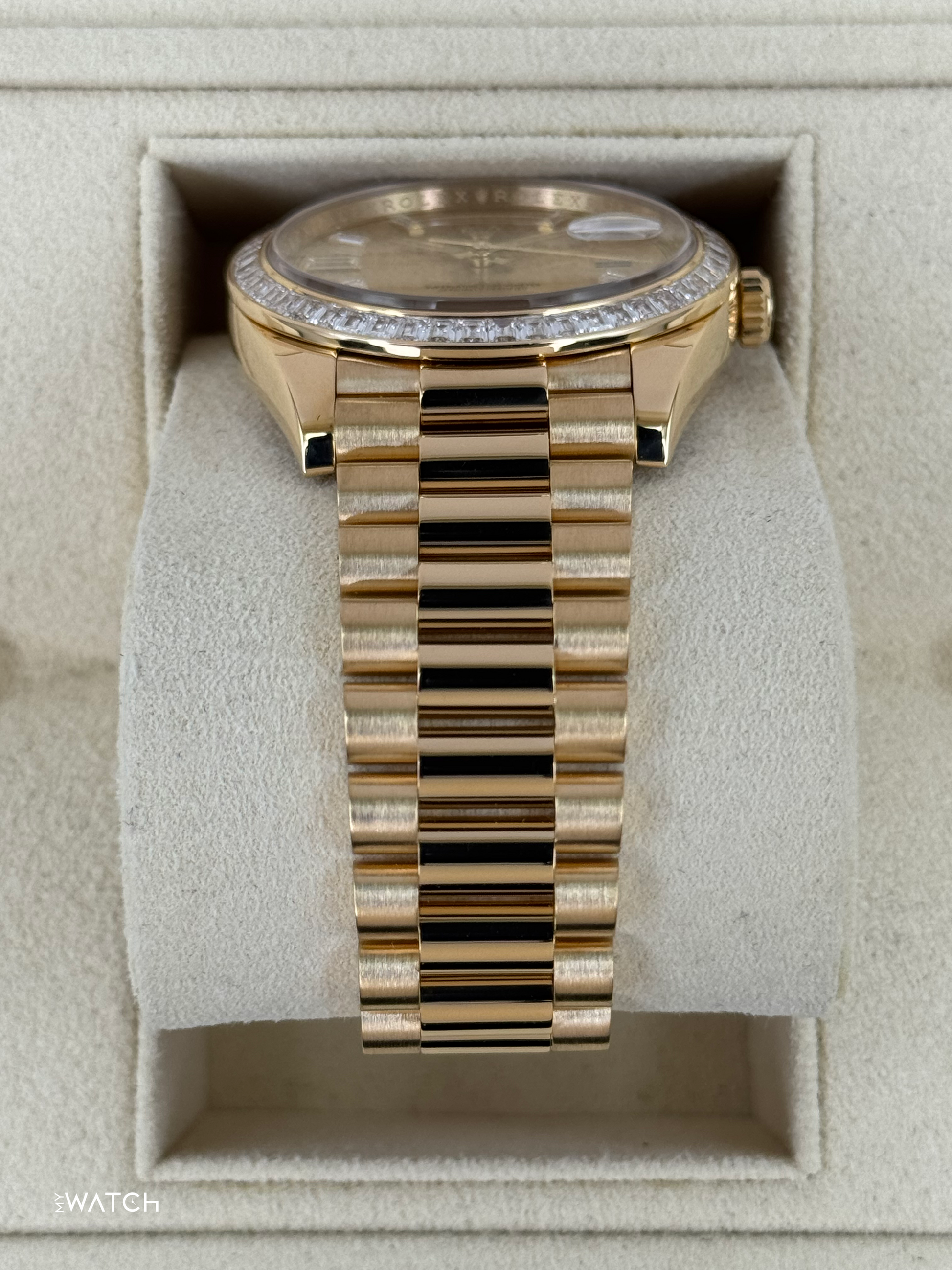 2018 Rolex Day-Date 40mm 228398TBR Presidential Yellow Gold Champagne Dial - MyWatchLLC