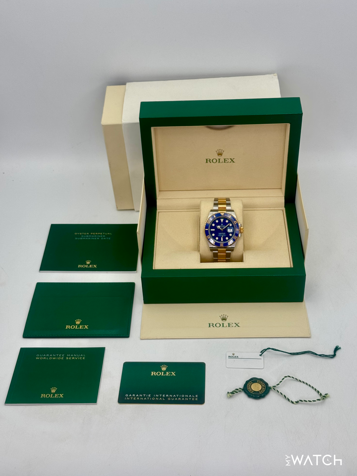 2022 Rolex Submariner "Bluesy" 41mm 126613LB Two-Tone Blue Dial - MyWatchLLC