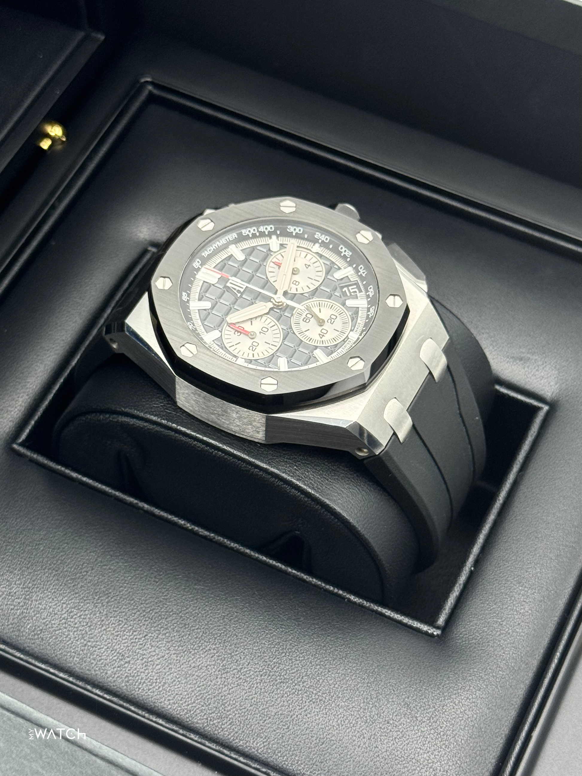 2021 Audemars Piguet Royal Oak Chronograph 43mm 26420SO Black Dial - MyWatchLLC