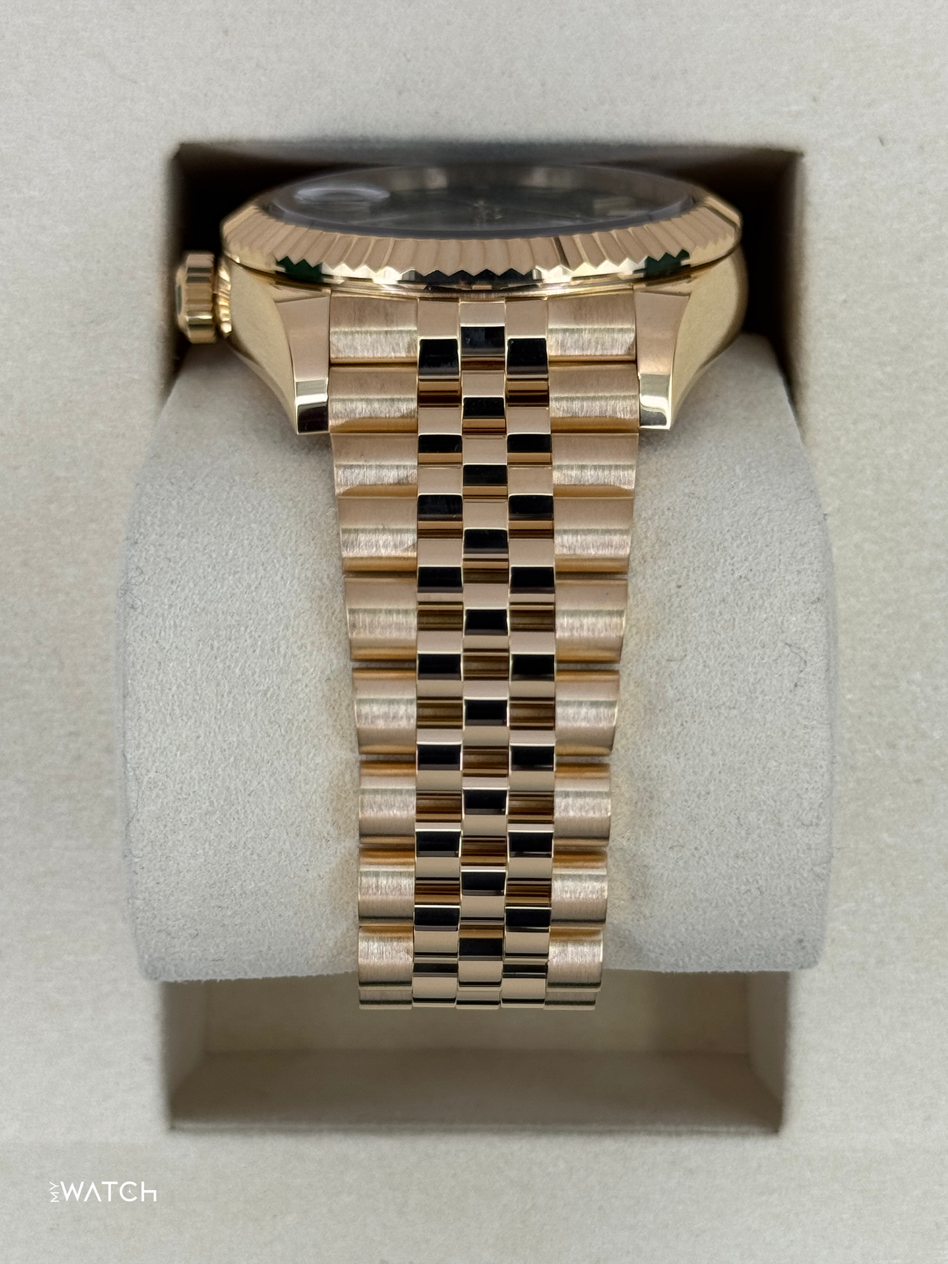 NEW 2025 Rolex Sky-Dweller 42mm 336938 Yellow Gold Jubilee Green Dial - MyWatchLLC