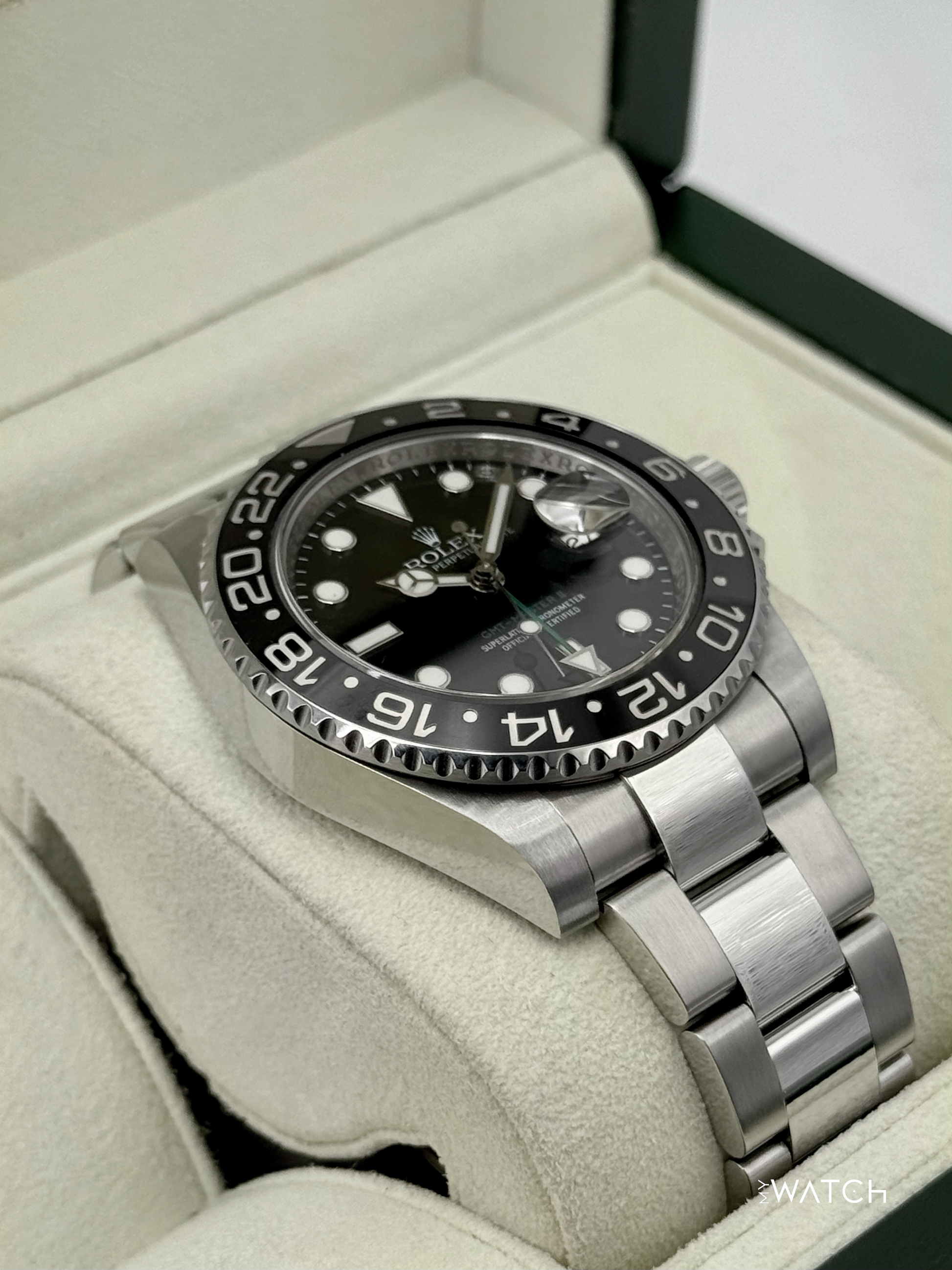 2014 Rolex GMT-Master II 40mm 116710LN Stainless Steel Black Dial - MyWatchLLC