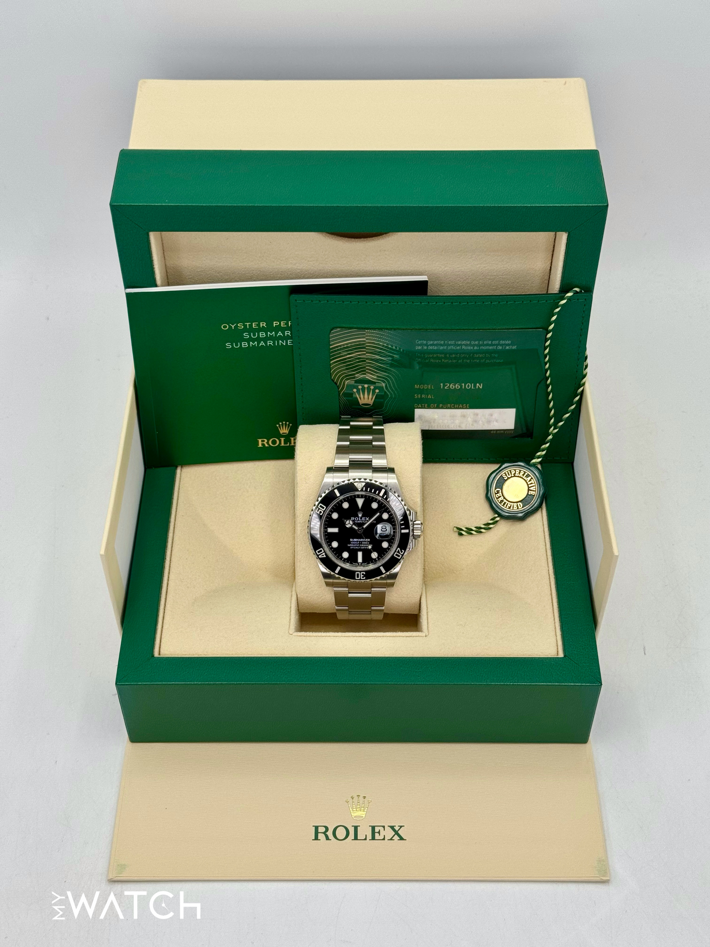 2021 Rolex Submariner 41mm 126610LN Stainless Steel Black Dial - MyWatchLLC