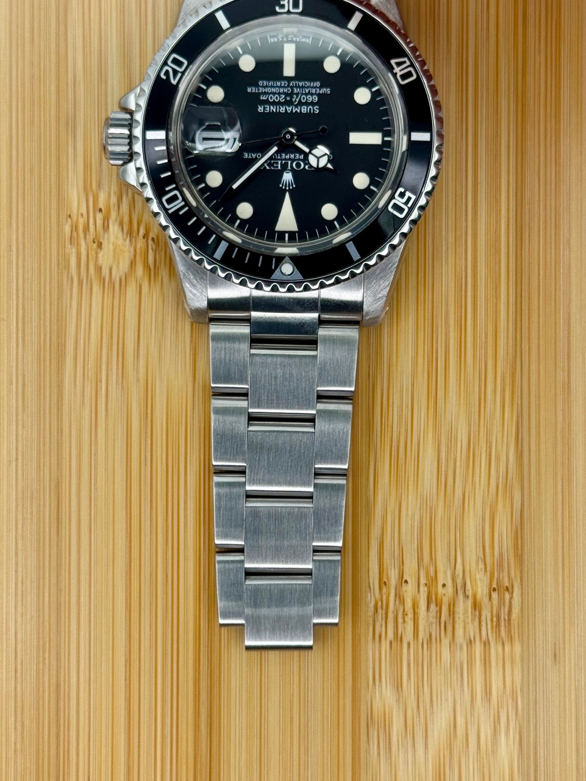 1978 Rolex Submariner 40mm 16800 Stainless Steel Black Dial - MyWatchLLC