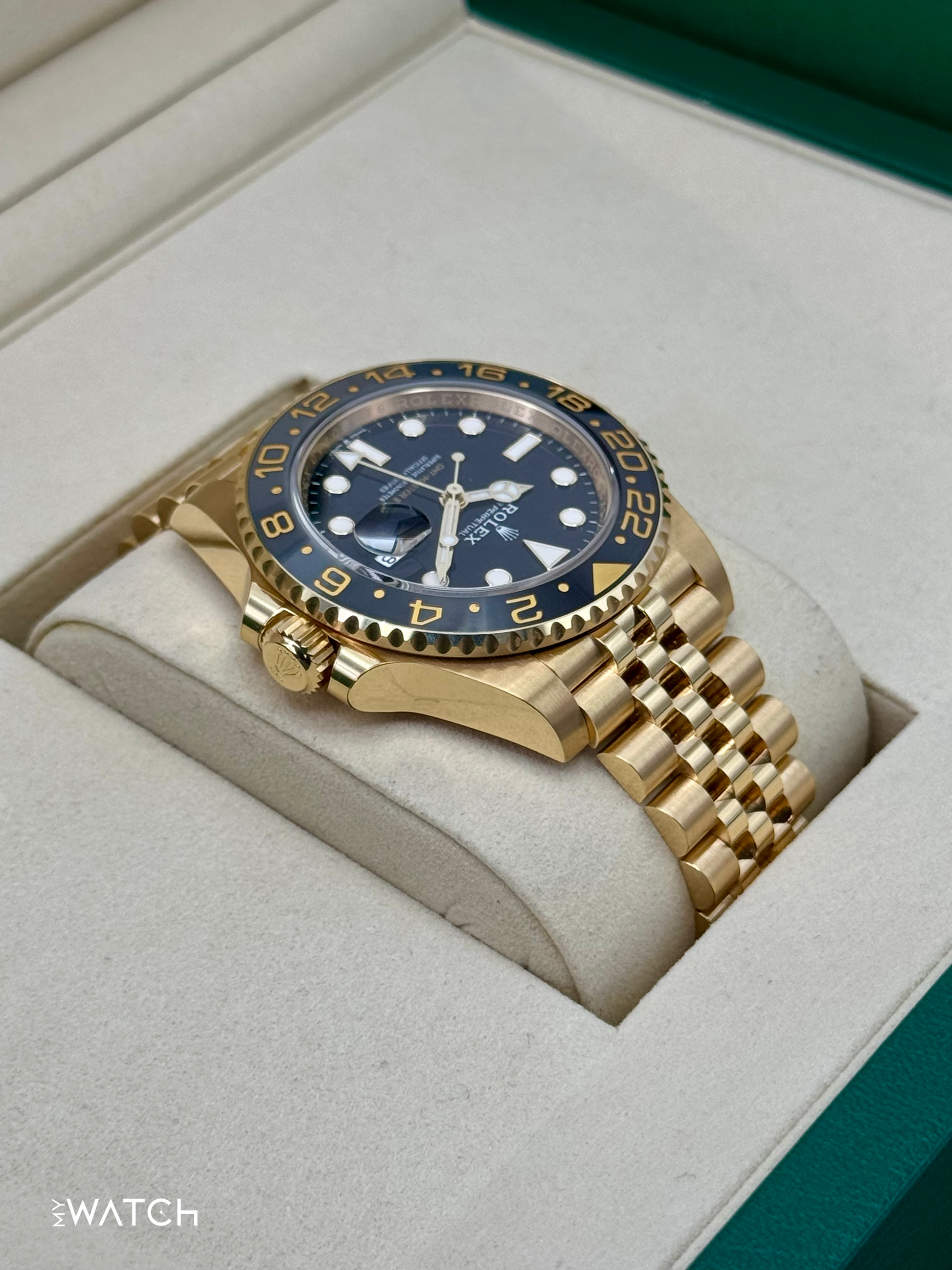 NEW 2025 Rolex GMT-Master II 40mm 126718GRNR Jubilee Black Dial - MyWatchLLC