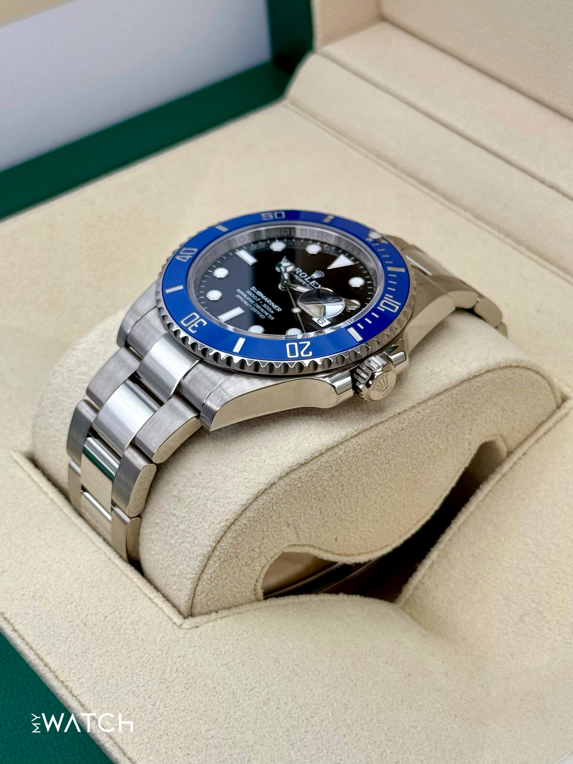 2024 Rolex Submariner “Cookie Monster ” 41mm 126619LB White Gold Blue Dial - MyWatchLLC