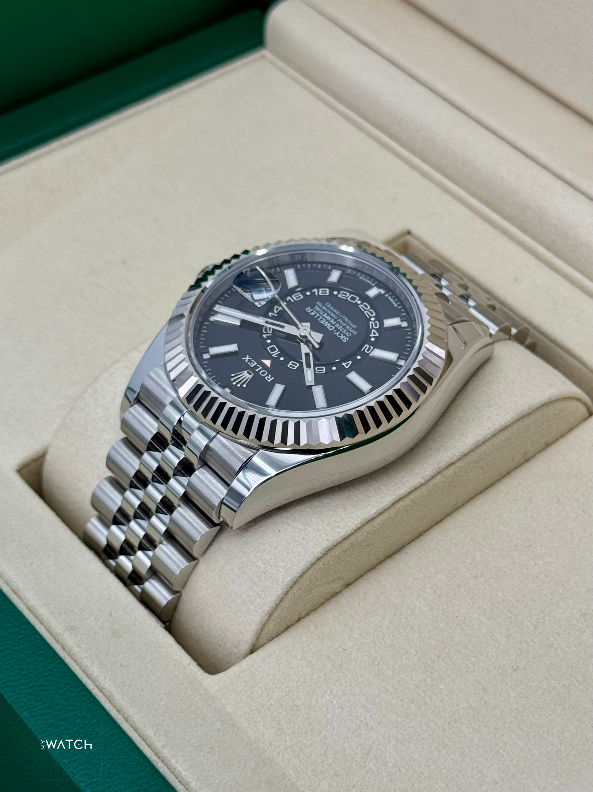 NEW 2025 Rolex Sky-Dweller 42mm 336934 Jubilee Black Dial - MyWatchLLC