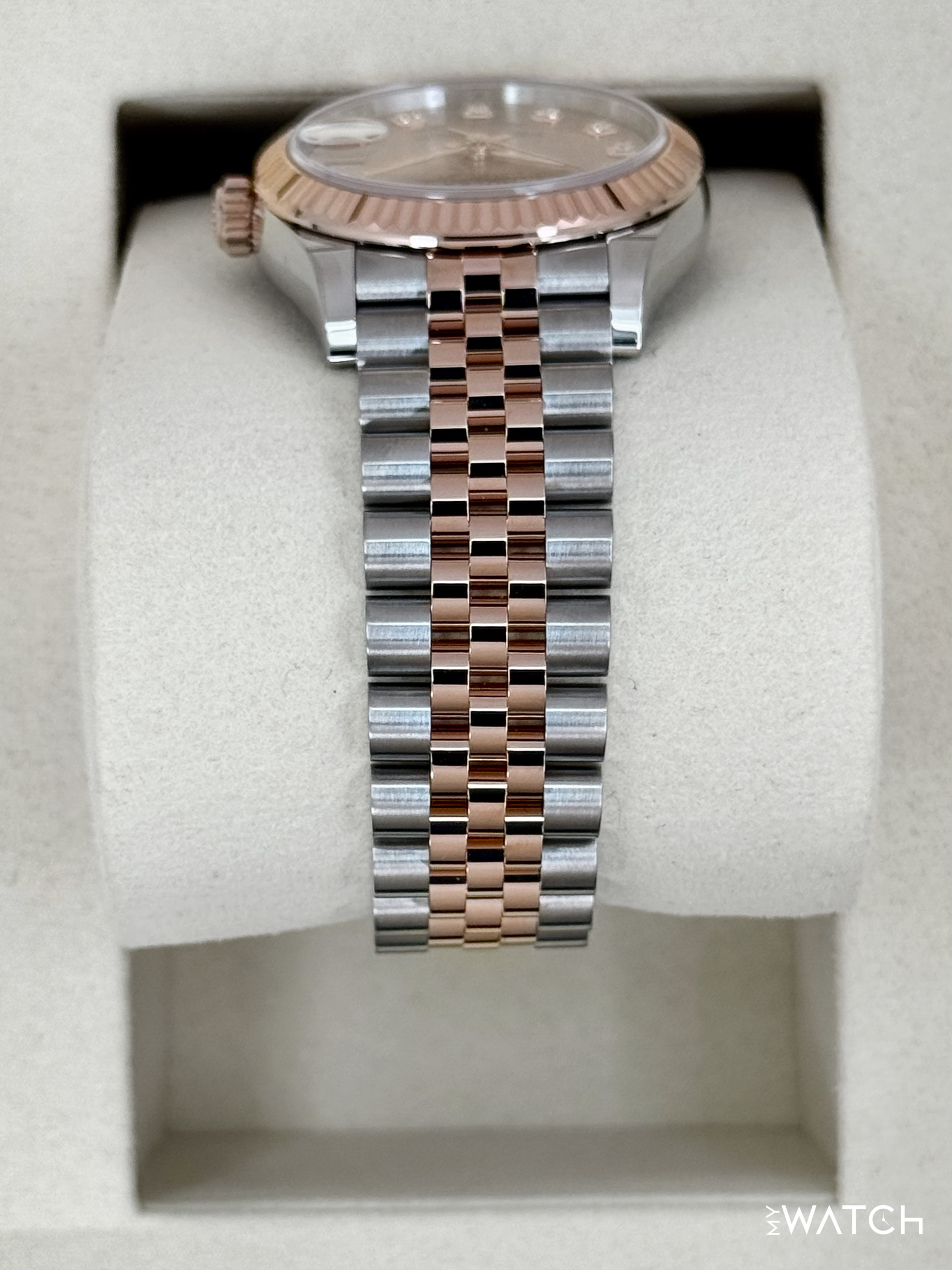 NEW 2026 Rolex Ladies Datejust 31mm 278271 Two-Tone Jubilee Pink Diamond Dial - MyWatchLLC