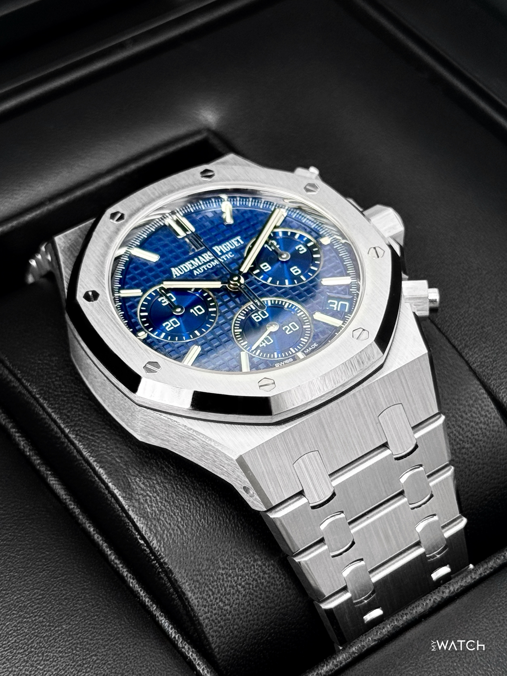 NEW 2021 Audemars Piguet Royal Oak 41mm 26239BC Blue Dial - MyWatchLLC