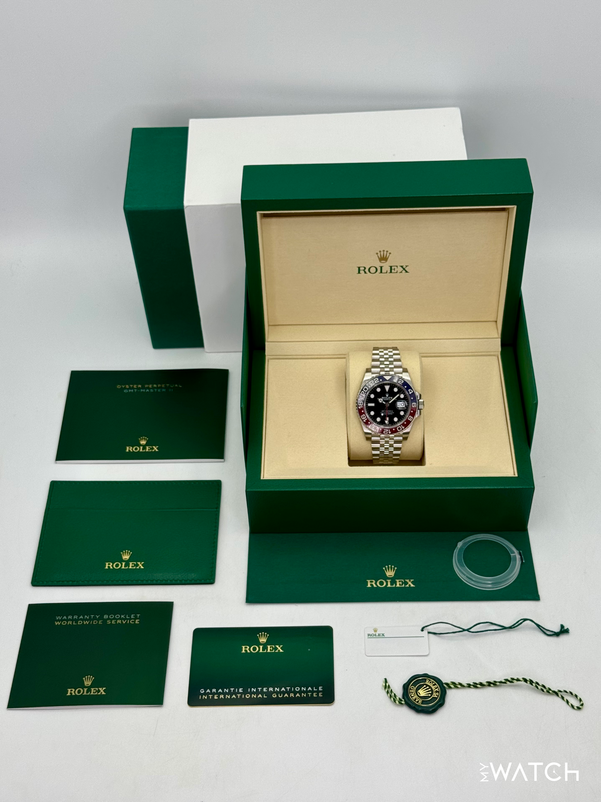 NEW 2026 Rolex GMT-Master II "Pepsi" 40mm 126710BLRO Jubilee (STICKERED) - MyWatchLLC