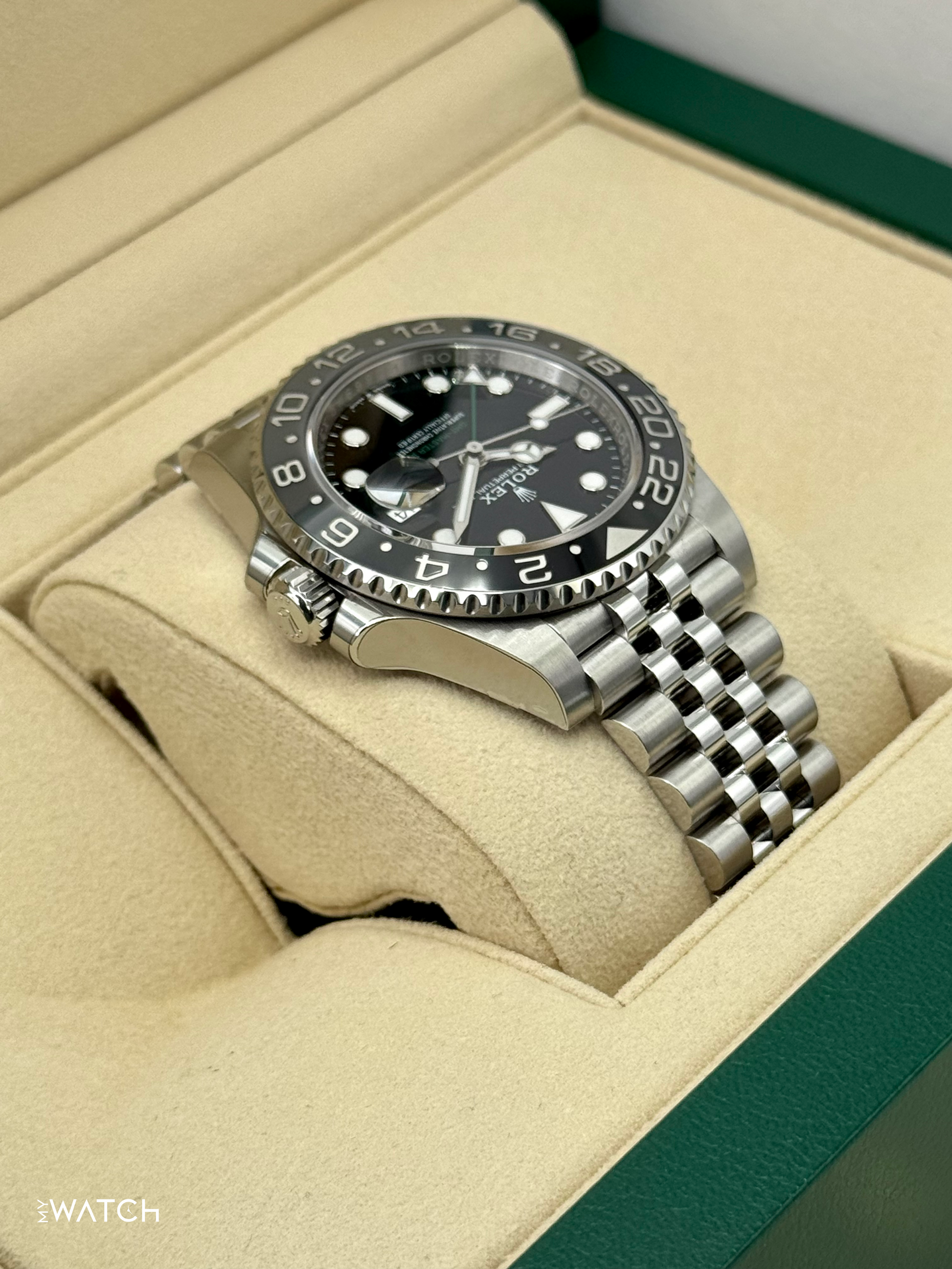 NEW 2024 Rolex GMT-Master II "Bruce Wayne" 40mm 126710GRNR Jubilee (STICKERED) - MyWatchLLC