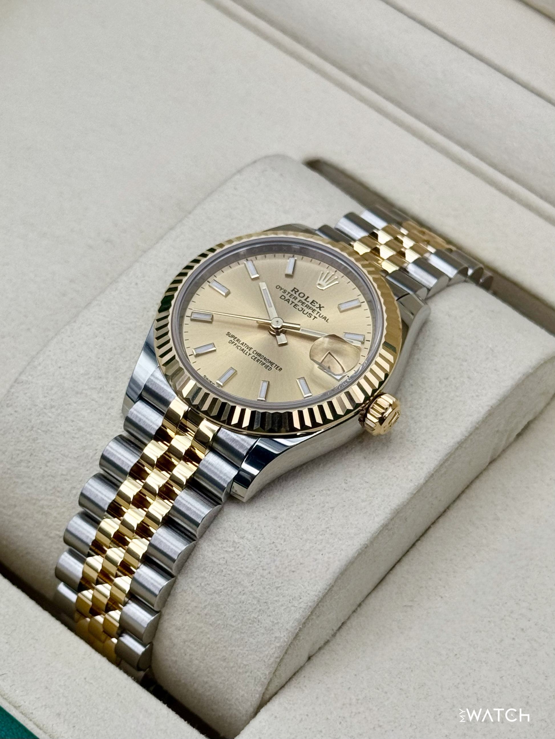 NEW 2026 Rolex Datejust 31mm 278273 Two-Tone Jubilee Champagne Dial - MyWatchLLC
