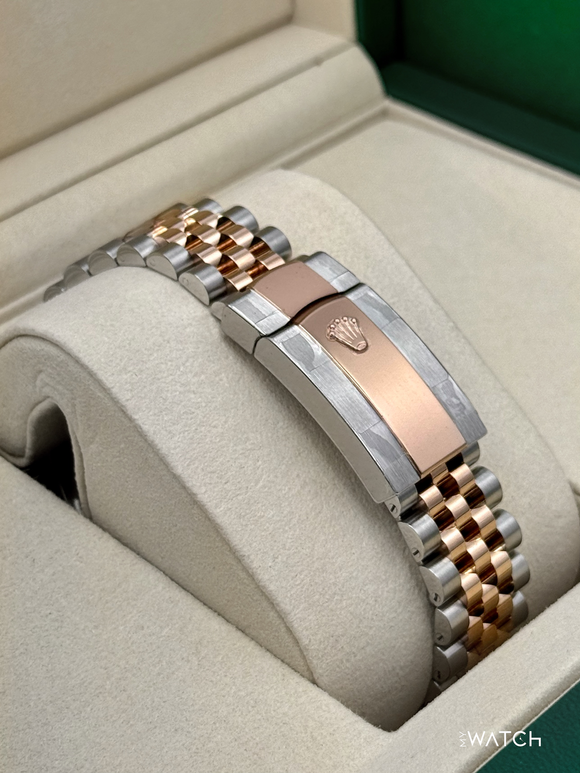 NEW 2025 Rolex Datejust 41mm 126331 Two-Tone Rose Gold Chocolate Dial (STICKERED) - MyWatchLLC