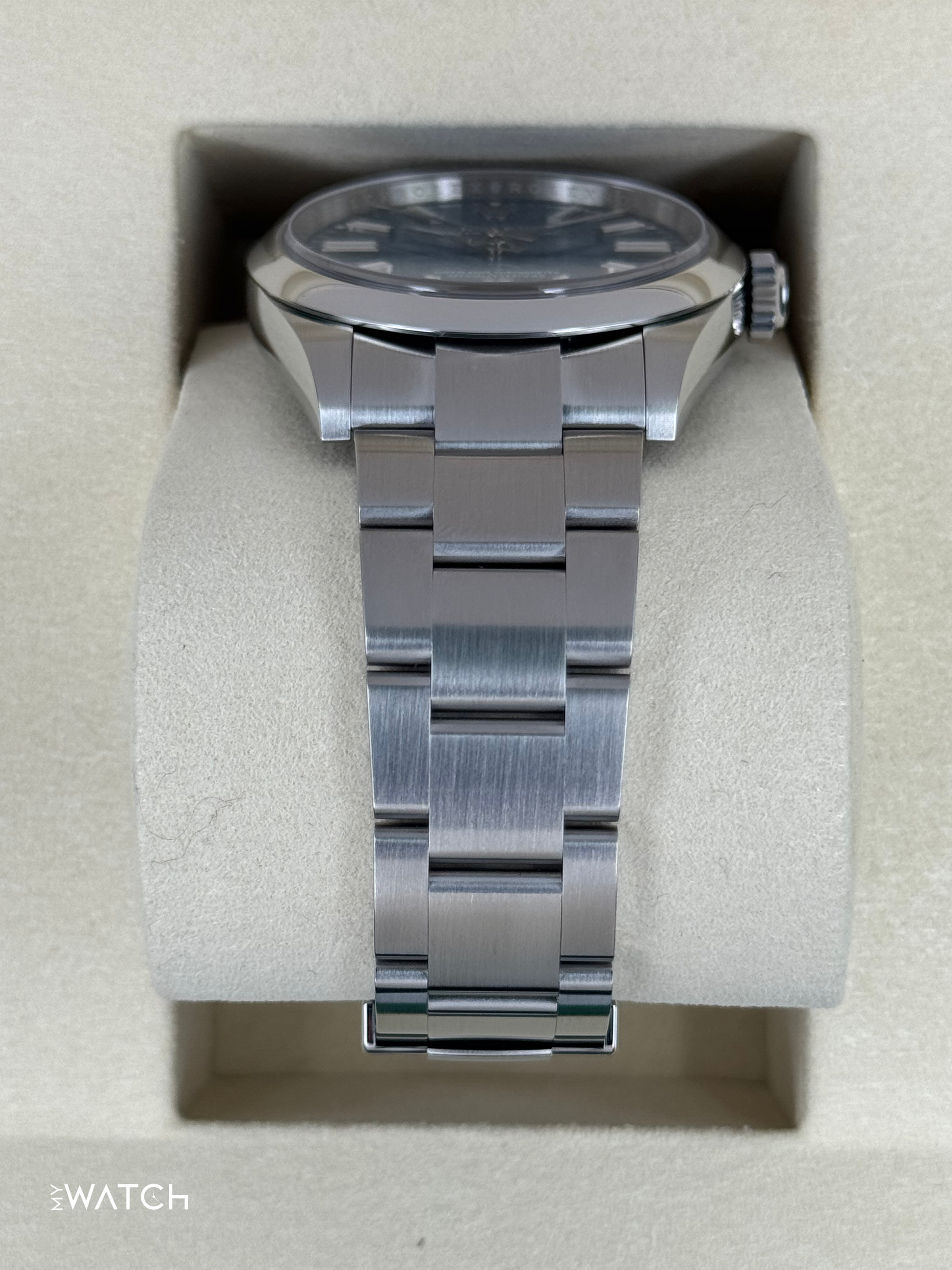 NEW 2025 Rolex Oyster Perpetual 41mm 134300 Med Blue Dial - MyWatchLLC