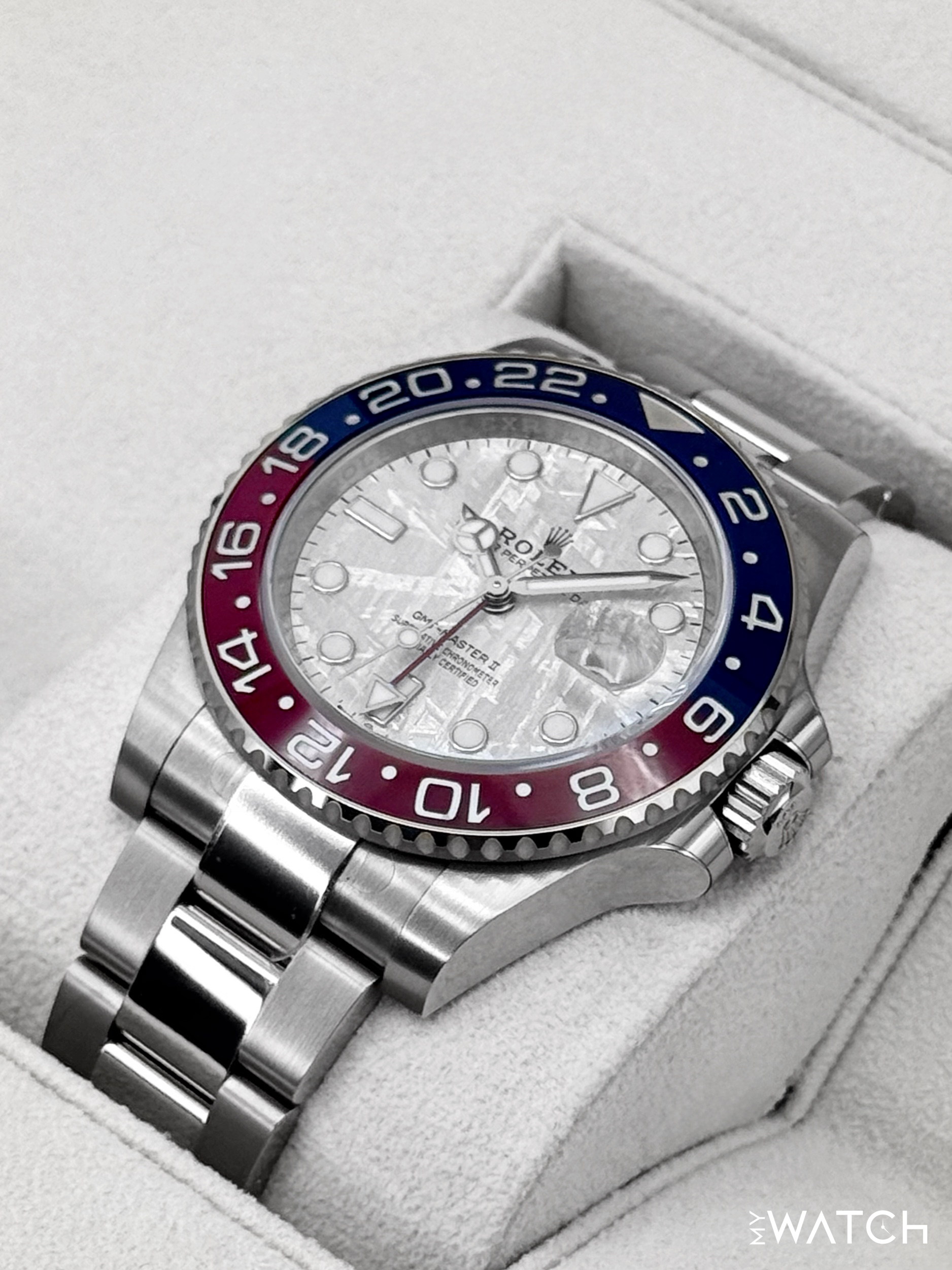 2023 Rolex GMT-Master II "Pepsi" 40mm 126719BLRO Meteorite Dial - MyWatchLLC