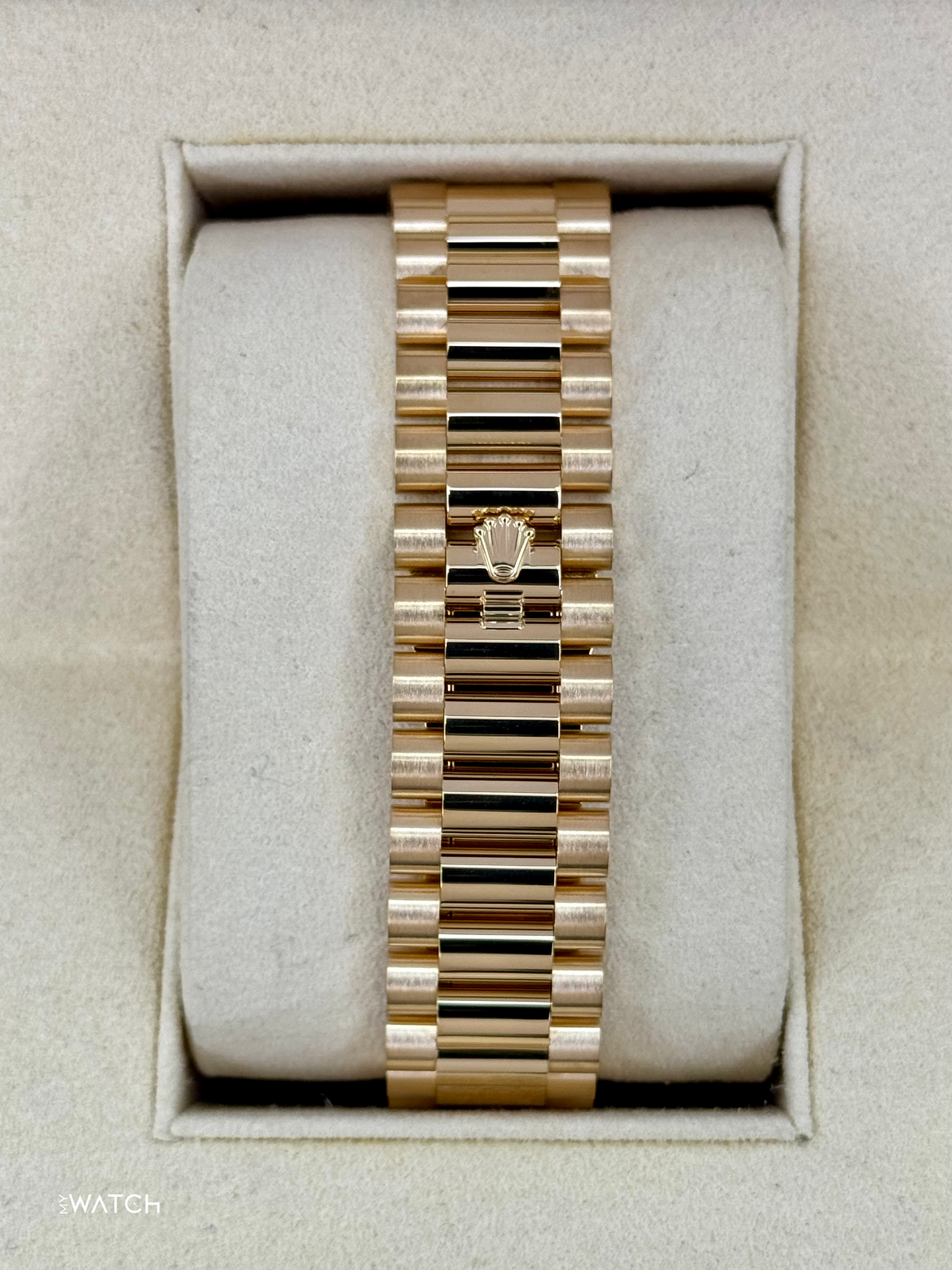 2020 Rolex Day-Date 40mm 228238 Champagne Stick Dial