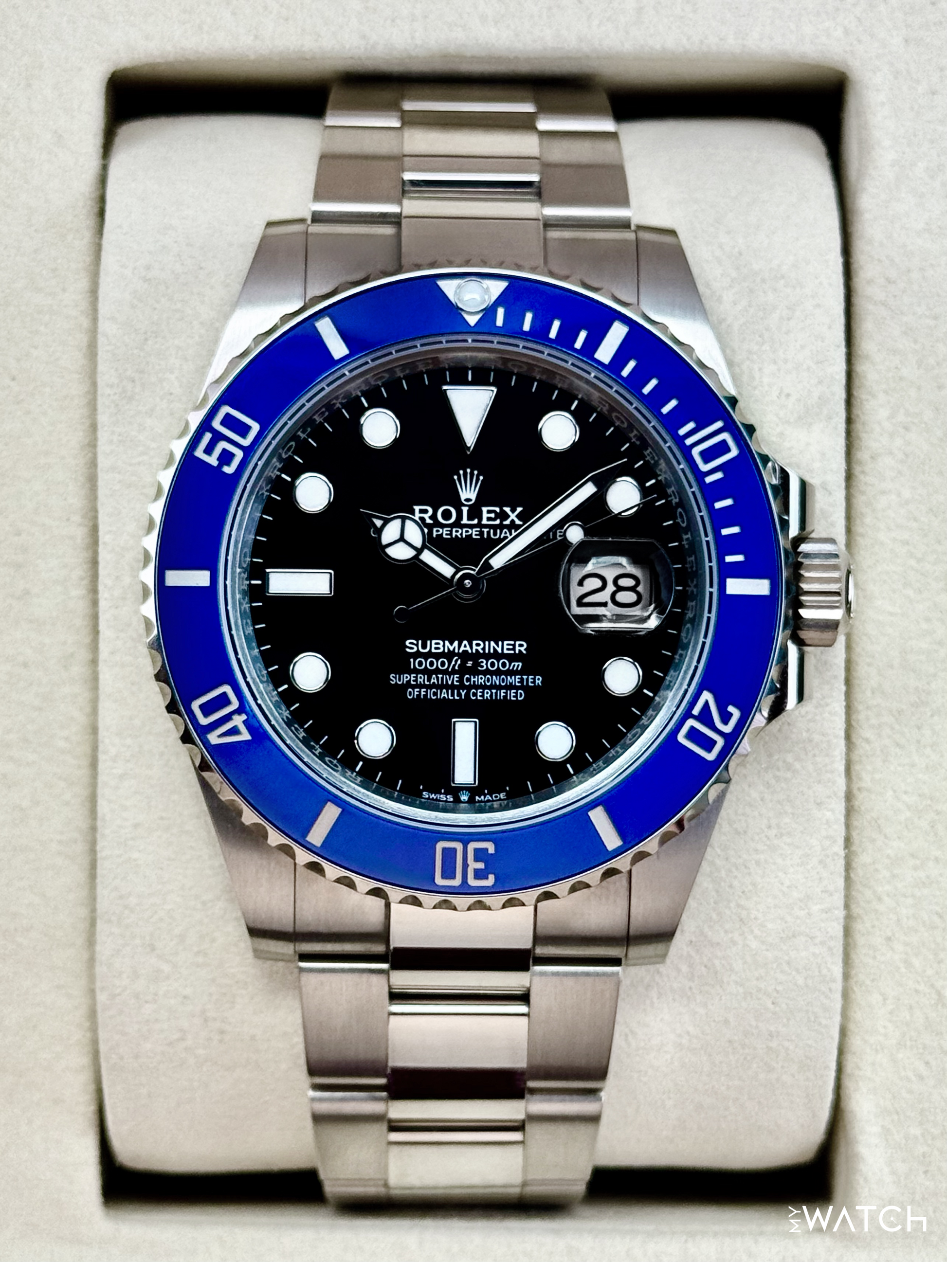 NEW 2026 Rolex Submariner “Cookie Monster ” 41mm 126619LB White Gold Black Dial - MyWatchLLC