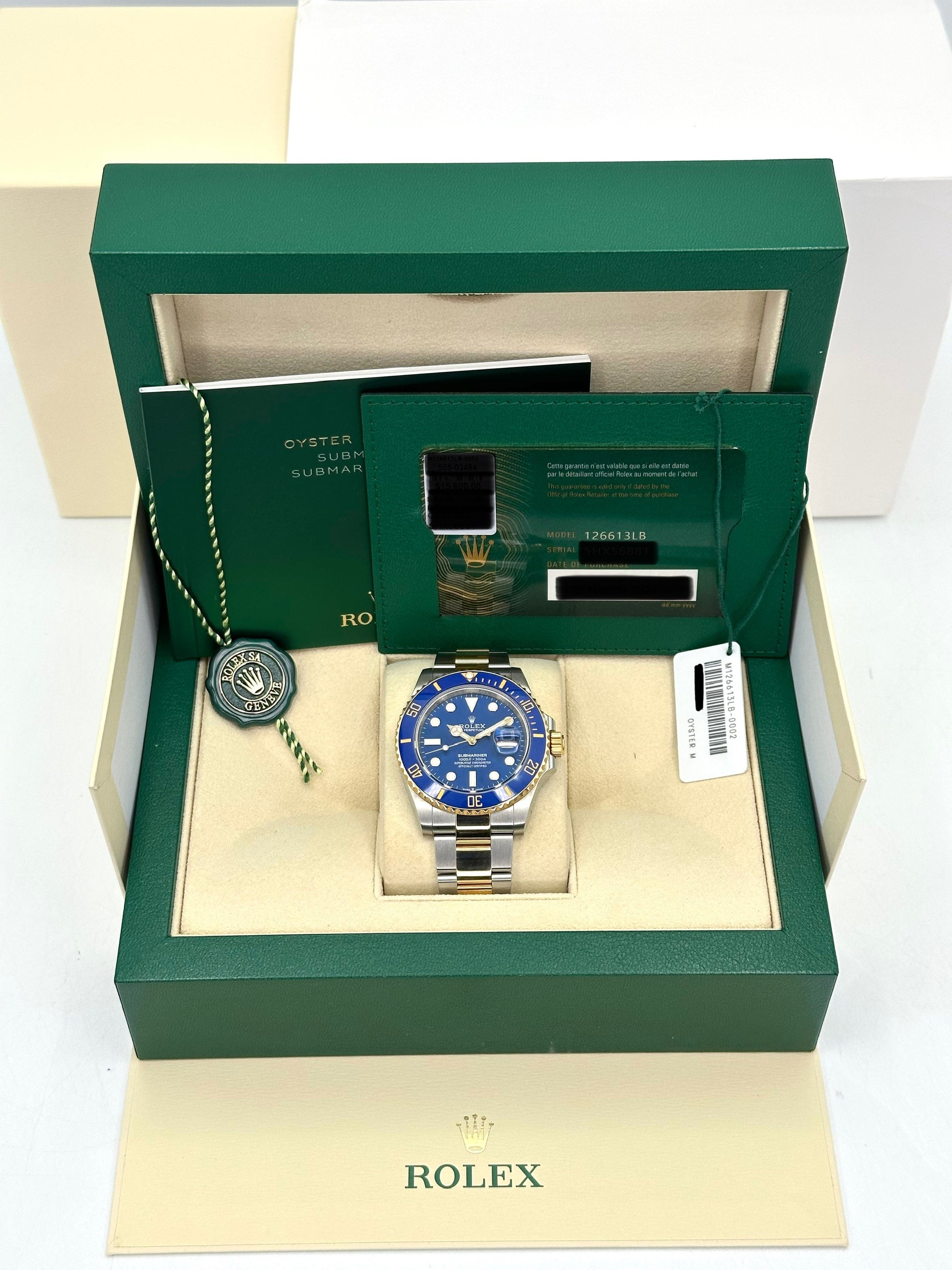 2024 Rolex Submariner "Bluesy" 41mm 126613LB Two-Tone Blue Dial - MyWatchLLC