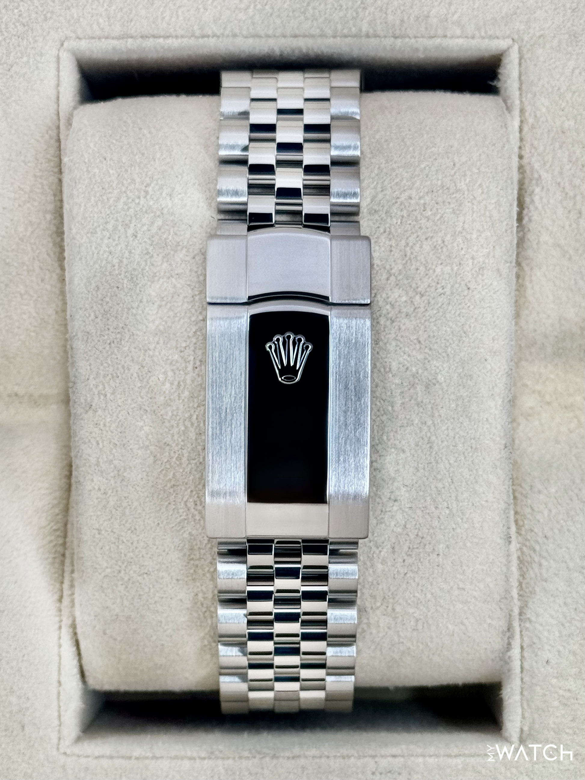 2023 Rolex Datejust 41mm 126300 Stainless Steel Jubilee Rhodium Dial - MyWatchLLC