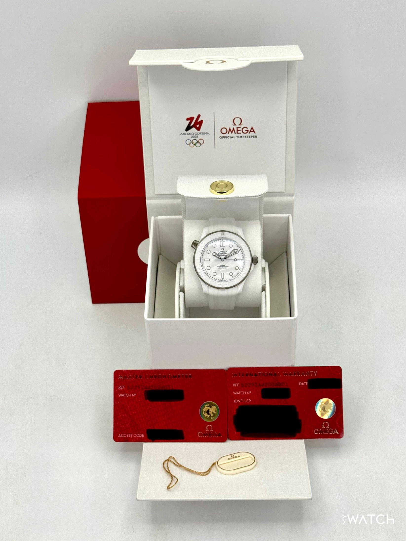 NEW 2026 Omega Seamaster Diver 300M 43.5mm 522.92.44.20.04.001 White - MyWatchLLC