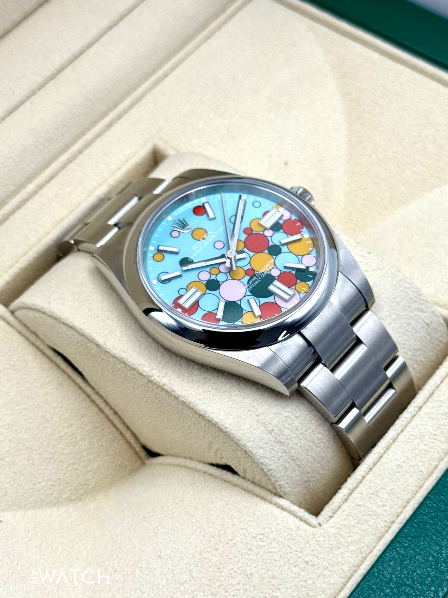 2024 Rolex Oyster Perpetual 41mm 124300 Celebration Dial