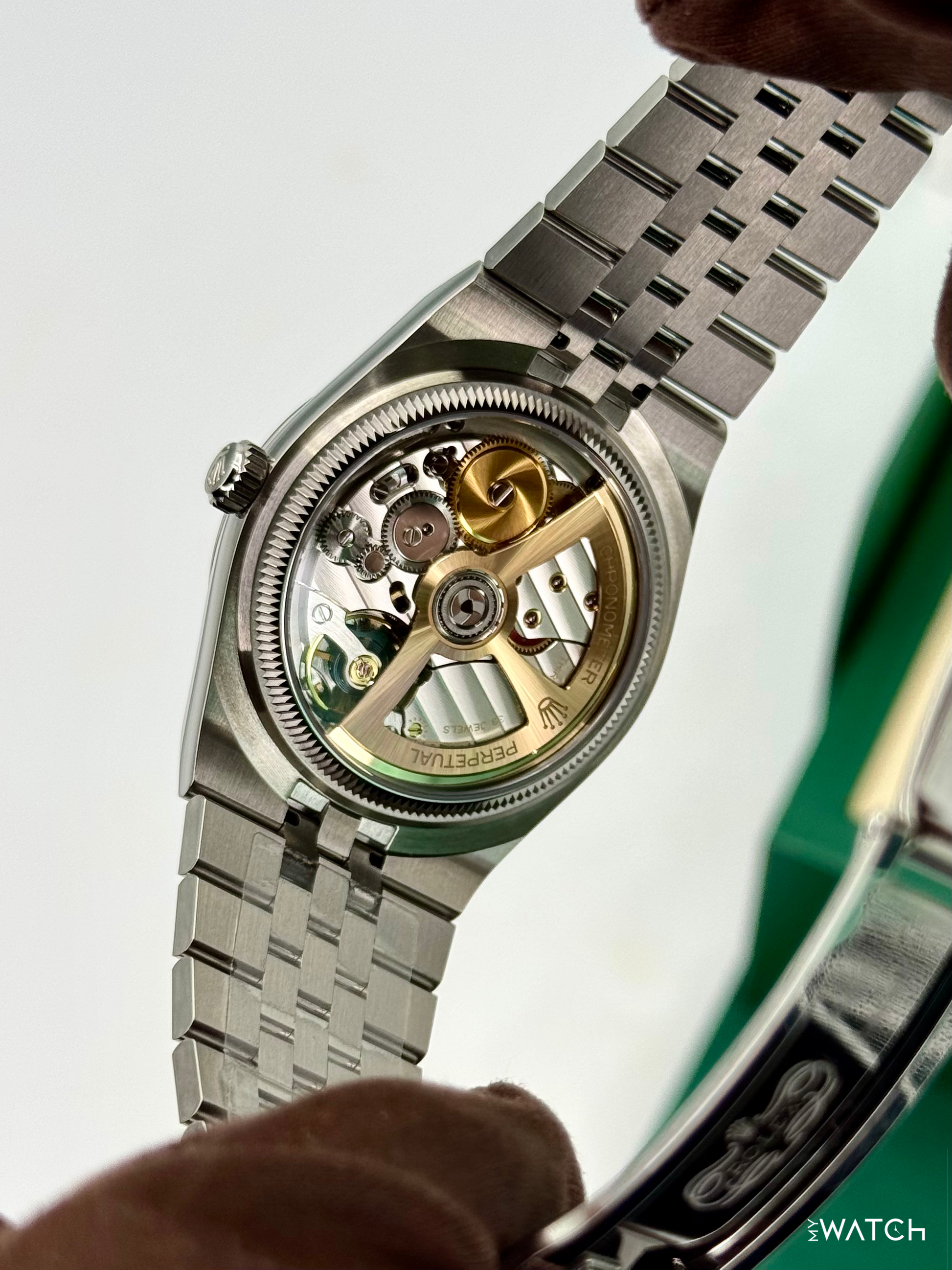 NEW 2026 Rolex Land-Dweller 36mm 127234 Stainless Steel Flat Jubilee White Dial - MyWatchLLC