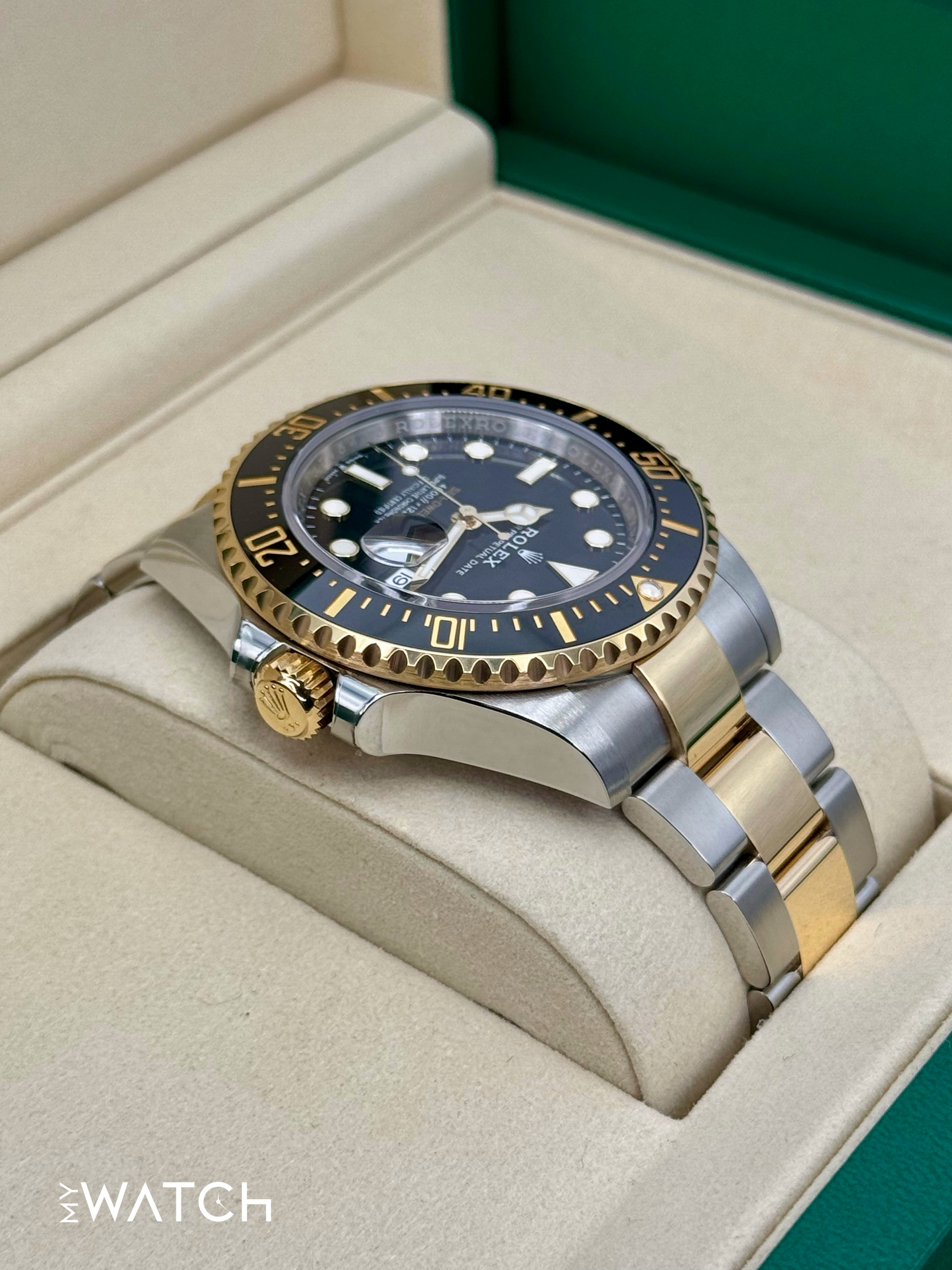 New 2025 Rolex Sea-Dweller 43mm 126603 Two-Tone Black Dial - MyWatchLLC