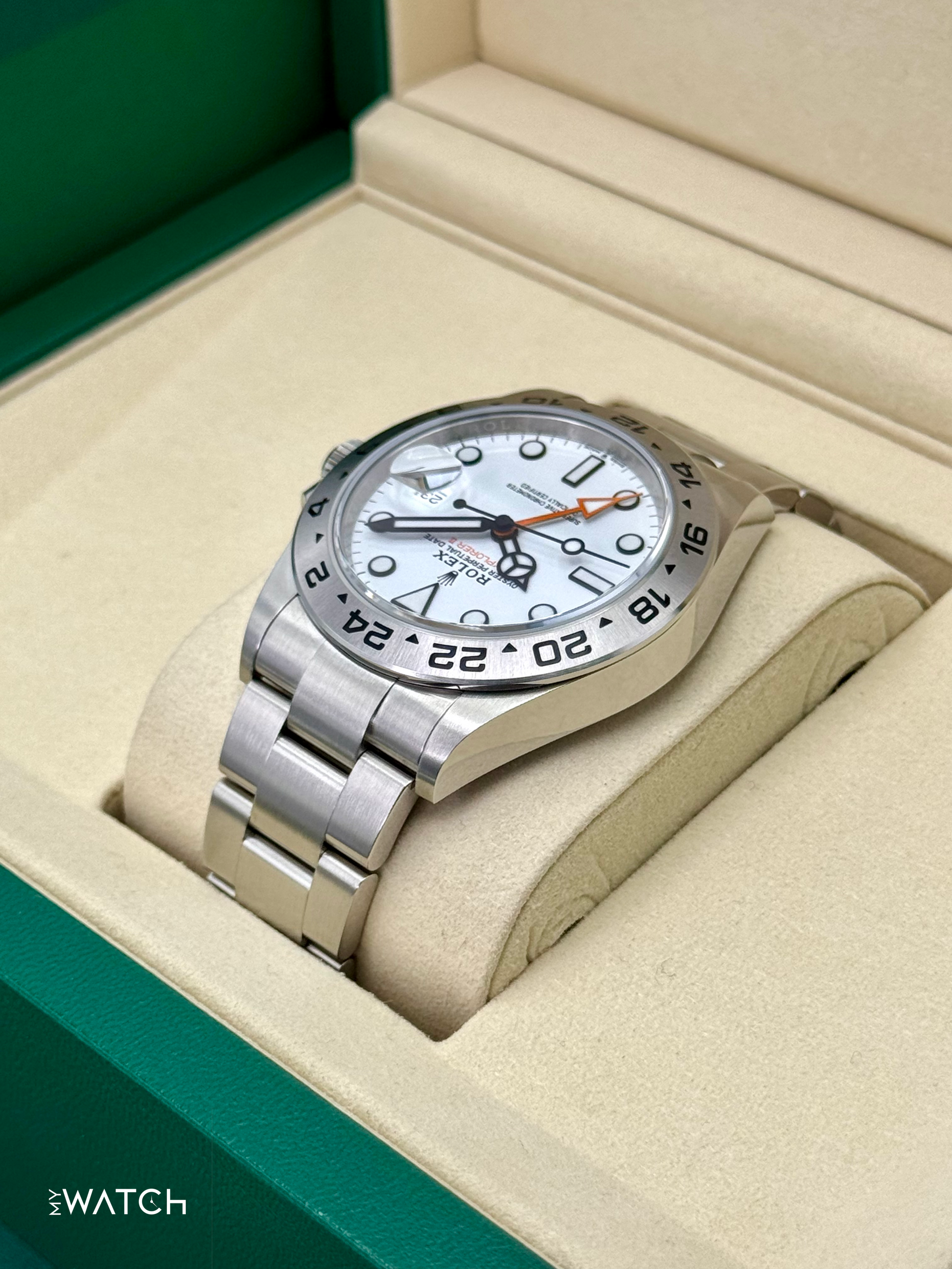 NEW 2025 Rolex Explorer II 42mm 226570 Polar White Dial - MyWatchLLC