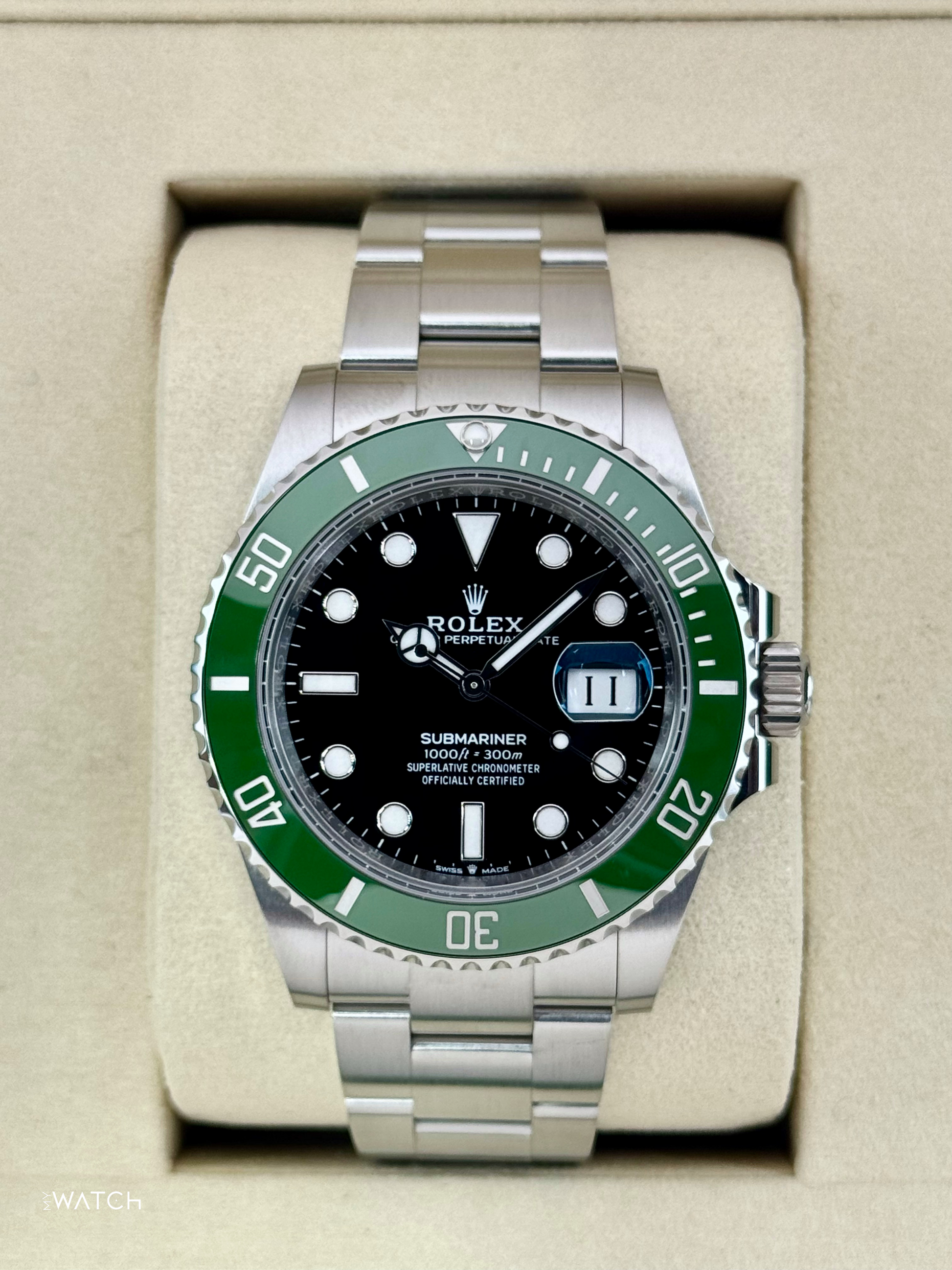 NEW 2025 Rolex Submariner "Starbucks" 41mm 126610LV Black Dial - MyWatchLLC