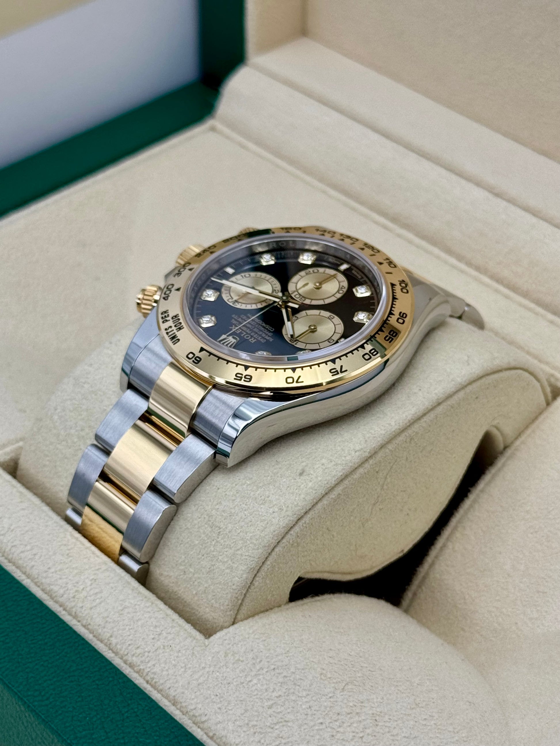 NEW 2025 Rolex Daytona 40mm 126503 Two-Tone Black Diamond Dial - MyWatchLLC