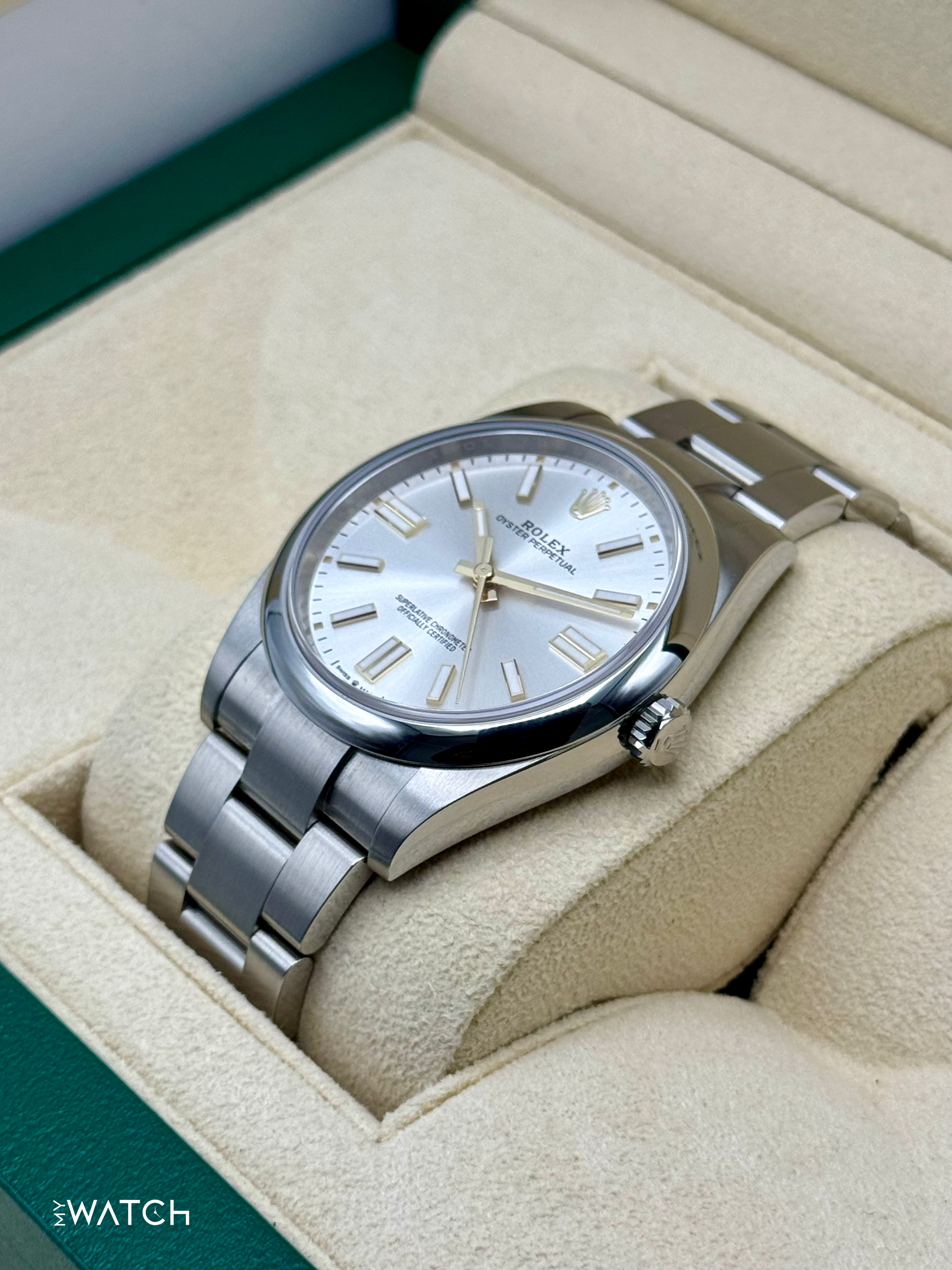 NEW 2025 Rolex Oyster Perpetual 41mm 124300 Silver Dial - MyWatchLLC