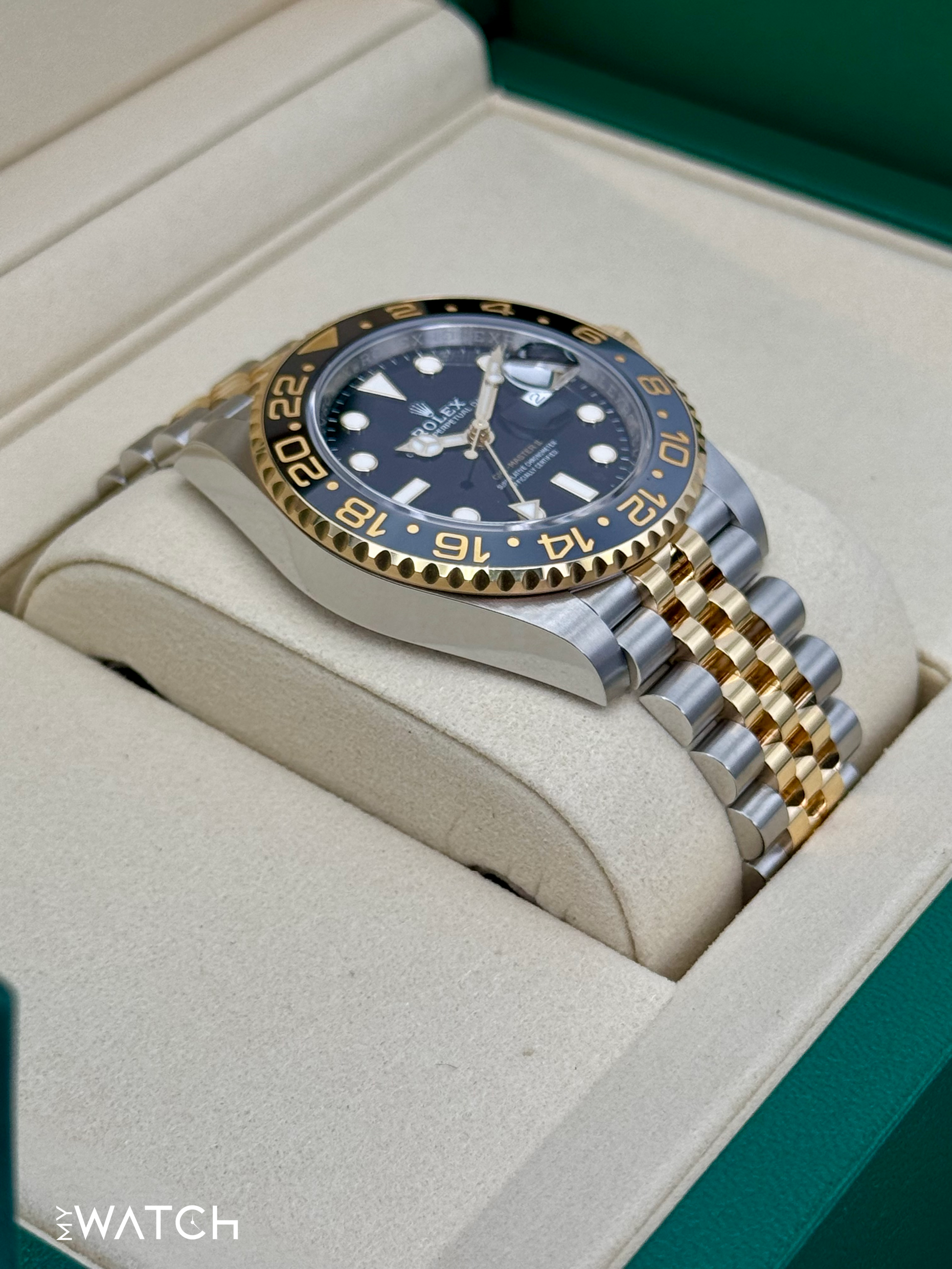 NEW 2025 Rolex GMT-Master II 40mm 126713GRNR Two-Tone Jubilee - MyWatchLLC