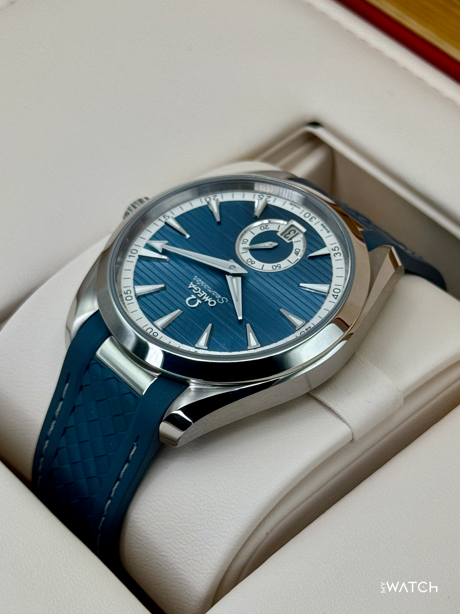 2025 Omega Seamaster Aqua Terra 41mm 220.12.41.21.03.005 Blue Dial - MyWatchLLC