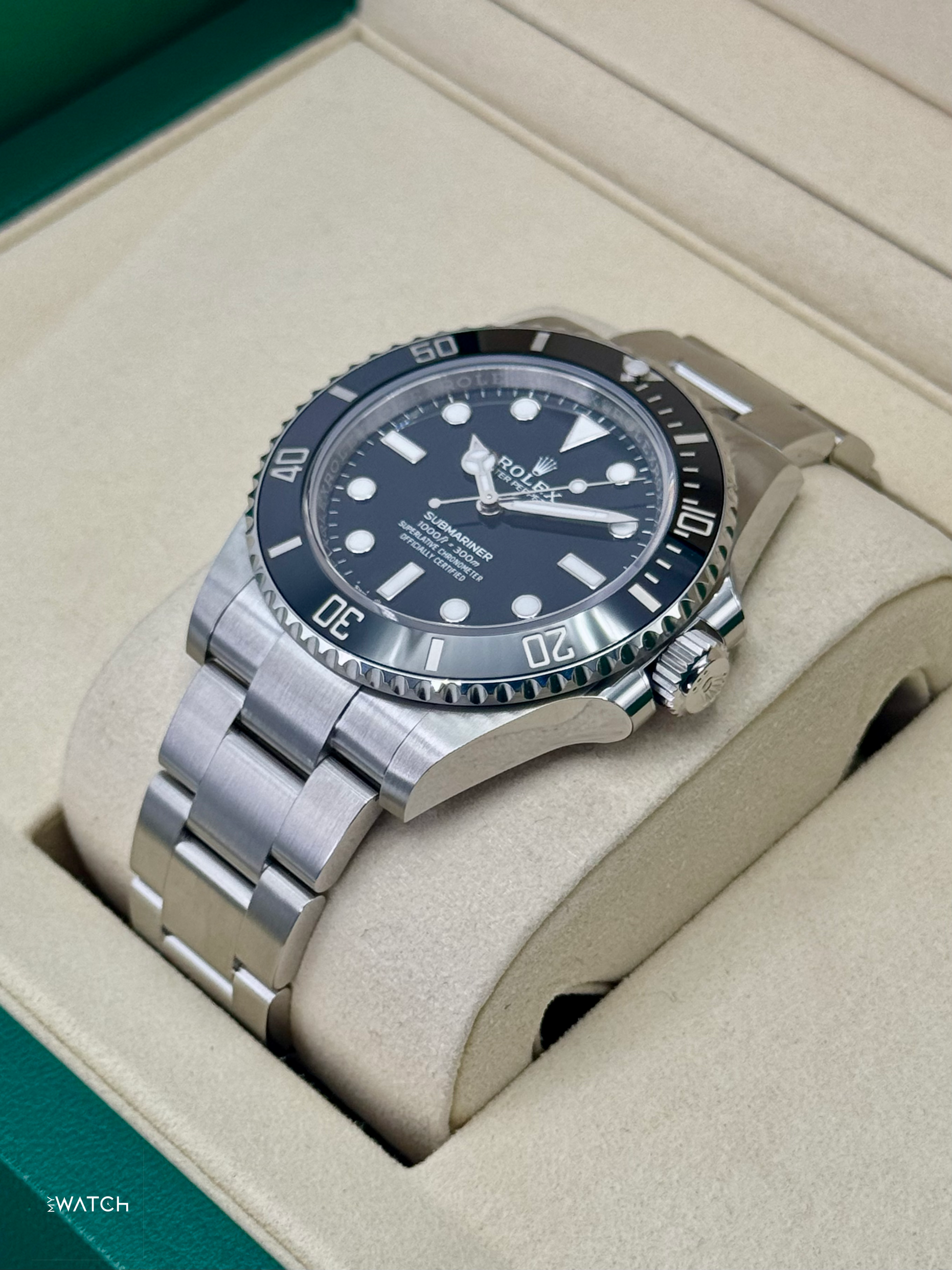 NEW 2025 Rolex Submariner 41mm 124060 Stainless Steel Black Dial (STICKERED) - MyWatchLLC