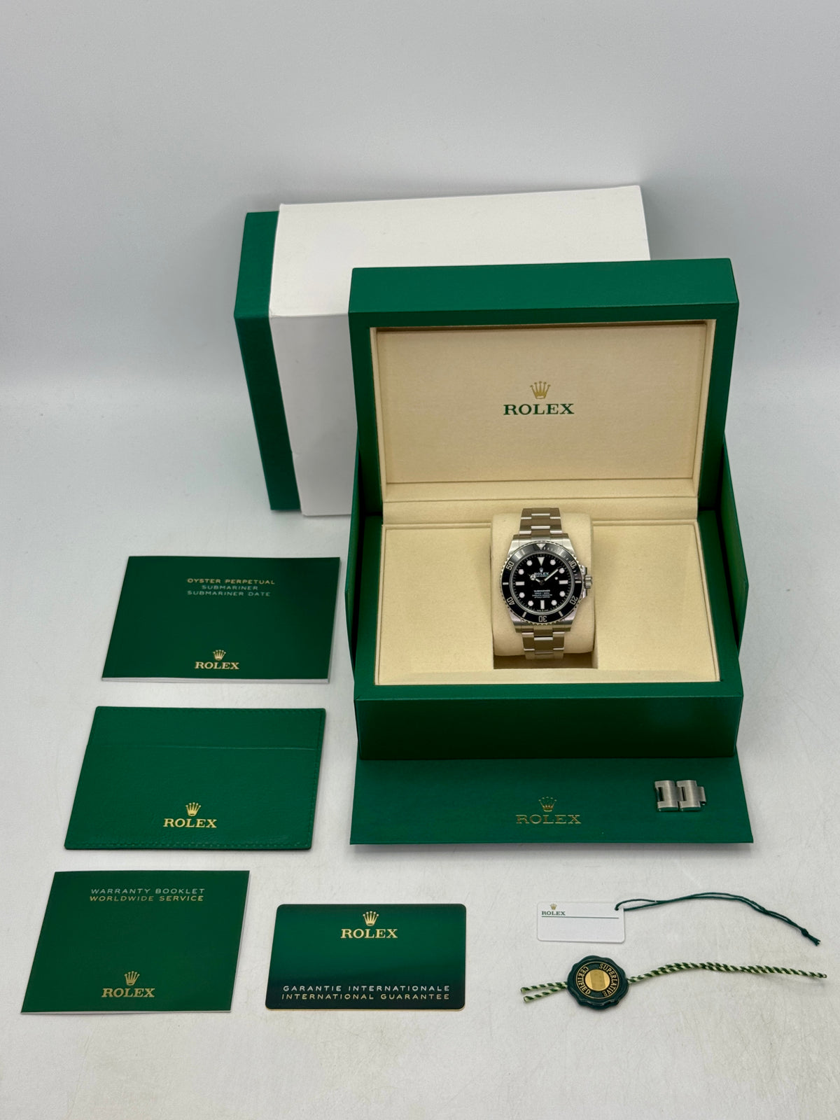 2025 Rolex Submariner 41mm 124060 Stainless Steel Black Dial