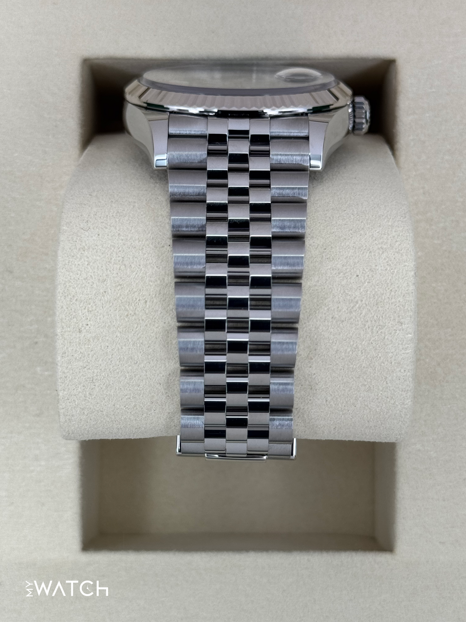 NEW 2025 Rolex Datejust 36mm 126234 Jubilee Green Dial - MyWatchLLC