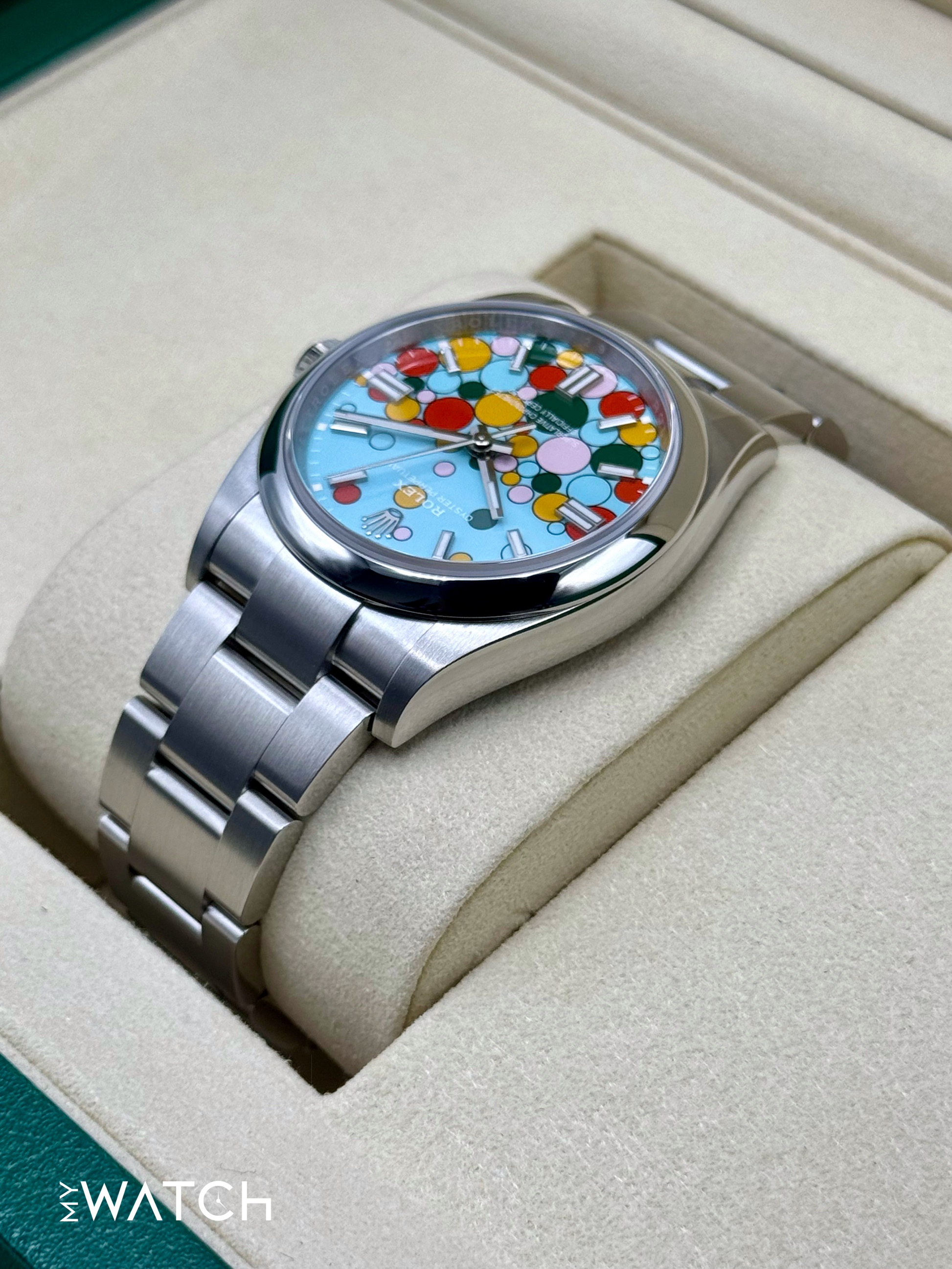 NEW 2025 Rolex Oyster Perpetual 36mm 126000 Celebration Dial - MyWatchLLC