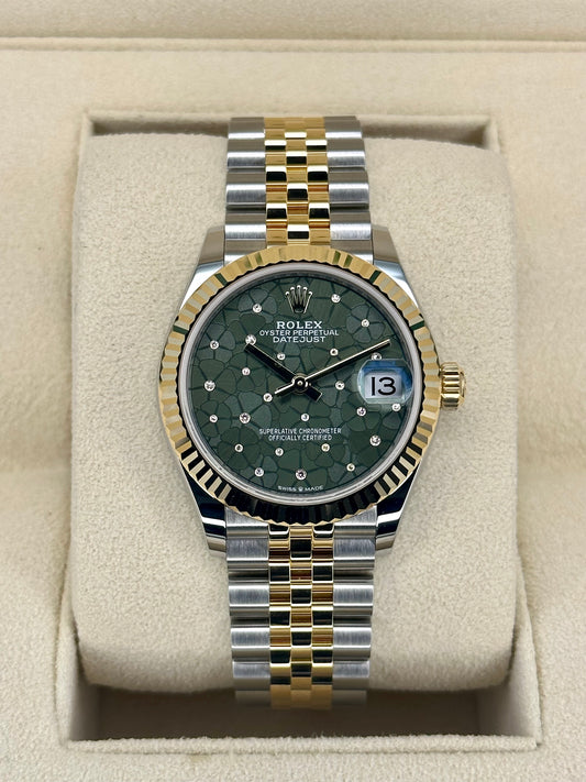 NEW 2024 Rolex Lady Datejust 31mm 278273 Two-Tone Floral Motif Dial - MyWatchLLC