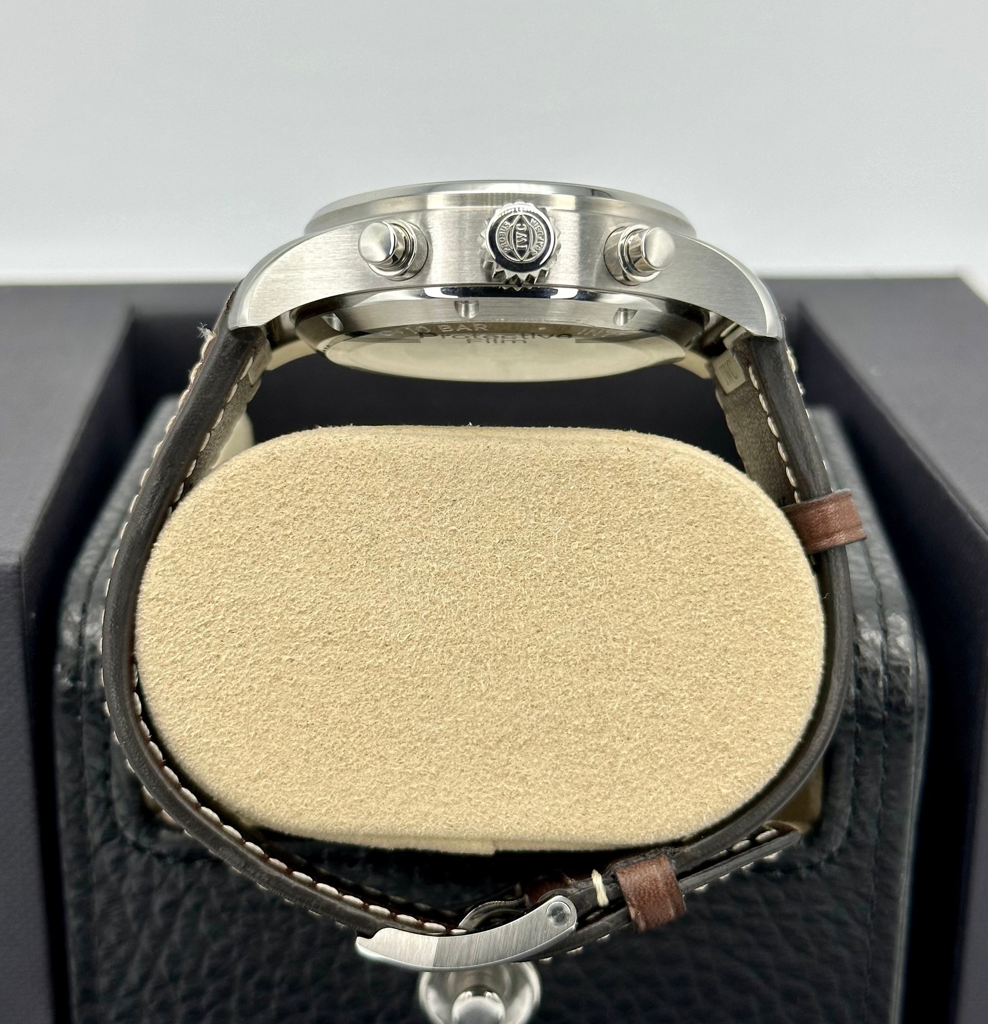 2023 IWC Pilot's Chronograph 41mm IW388103 Stainless Steel Green Dial - MyWatchLLC