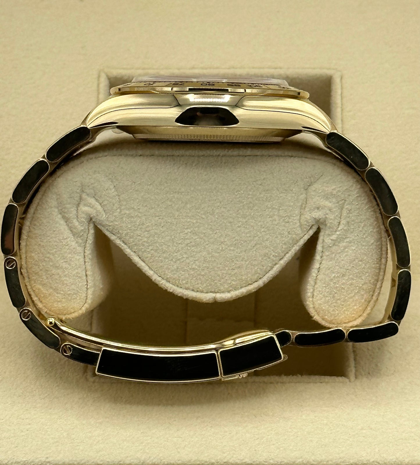 2023 Rolex Daytona 116508 Gold Black Diamond Dial - MyWatchLLC