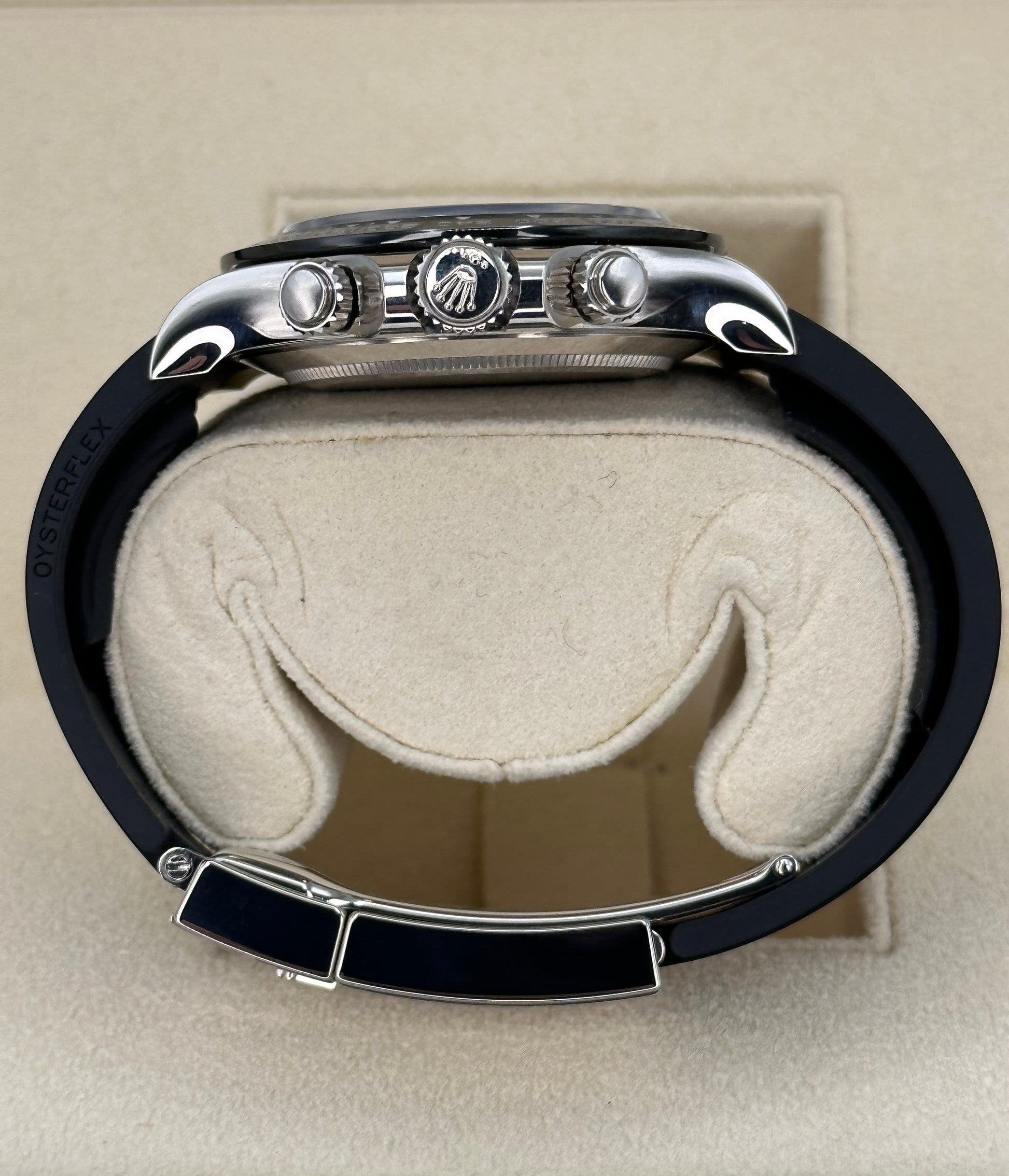 2023 Rolex Daytona 40mm 116519LN White Gold Silver Ghost Dial - MyWatchLLC