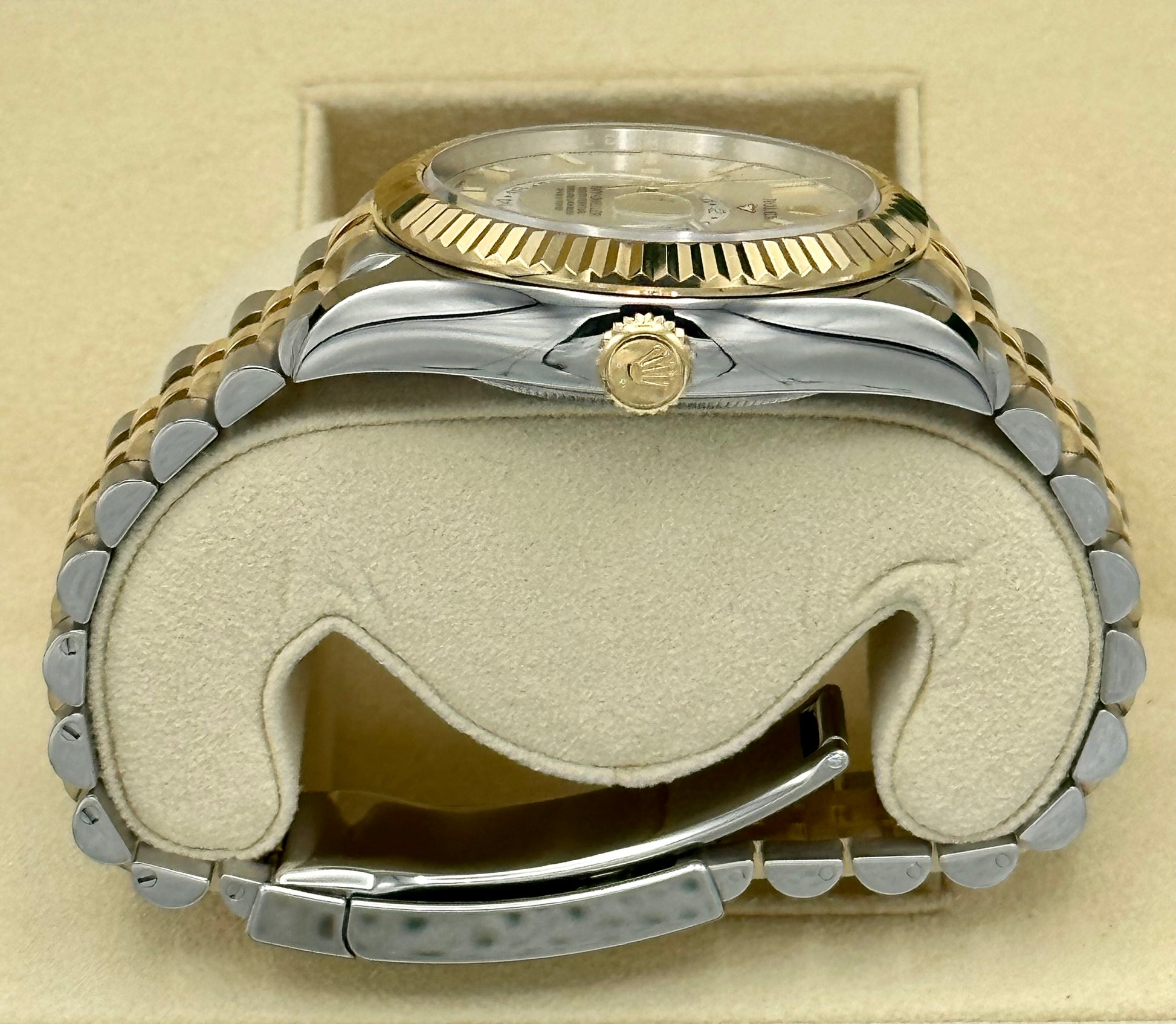 2023 Rolex Sky-Dweller 326933 Two-Tone Jubilee White Stick Dial - MyWatchLLC