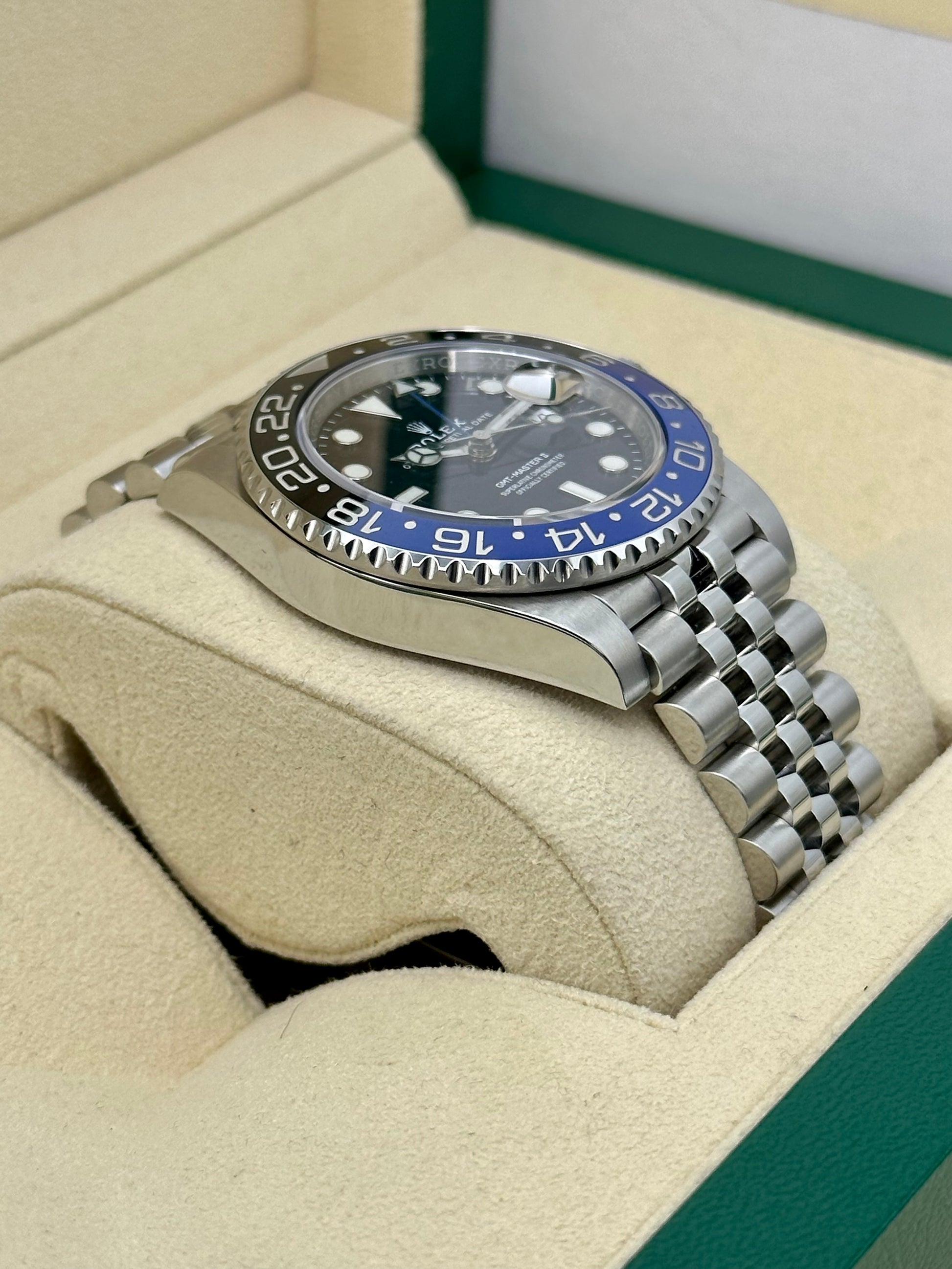 2021 Rolex GMT-Master II "Batgirl" 40mm 126710BLNR Jubilee Black Dial - MyWatchLLC