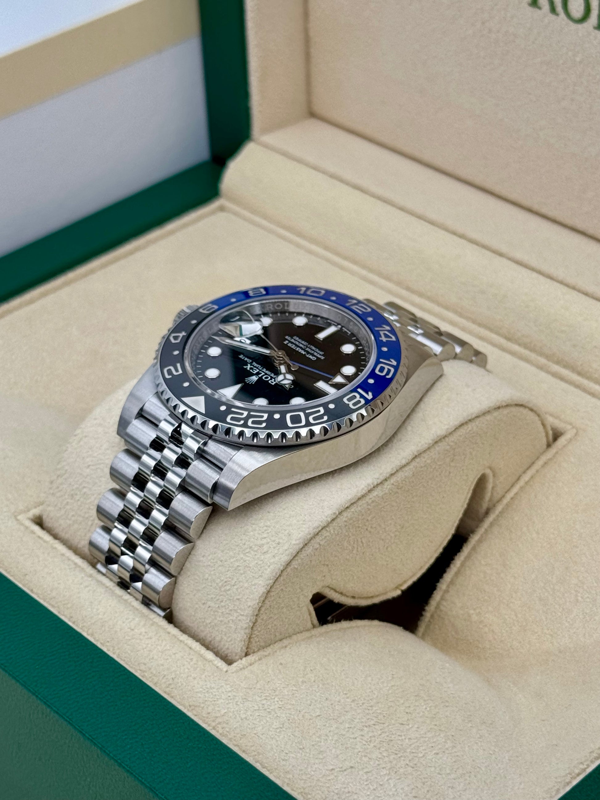 NEW 2024 Rolex GMT-Master II "Batgirl" 40mm 126710BLNR Jubilee Black Dial - MyWatchLLC